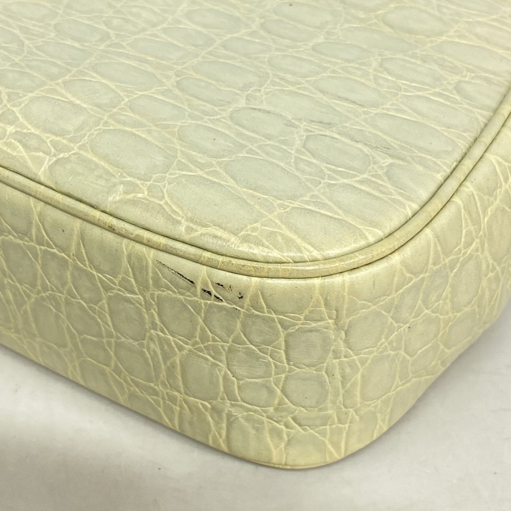 Salvatore Ferragamo Light Green Leather Handbag (Pre-Owned)