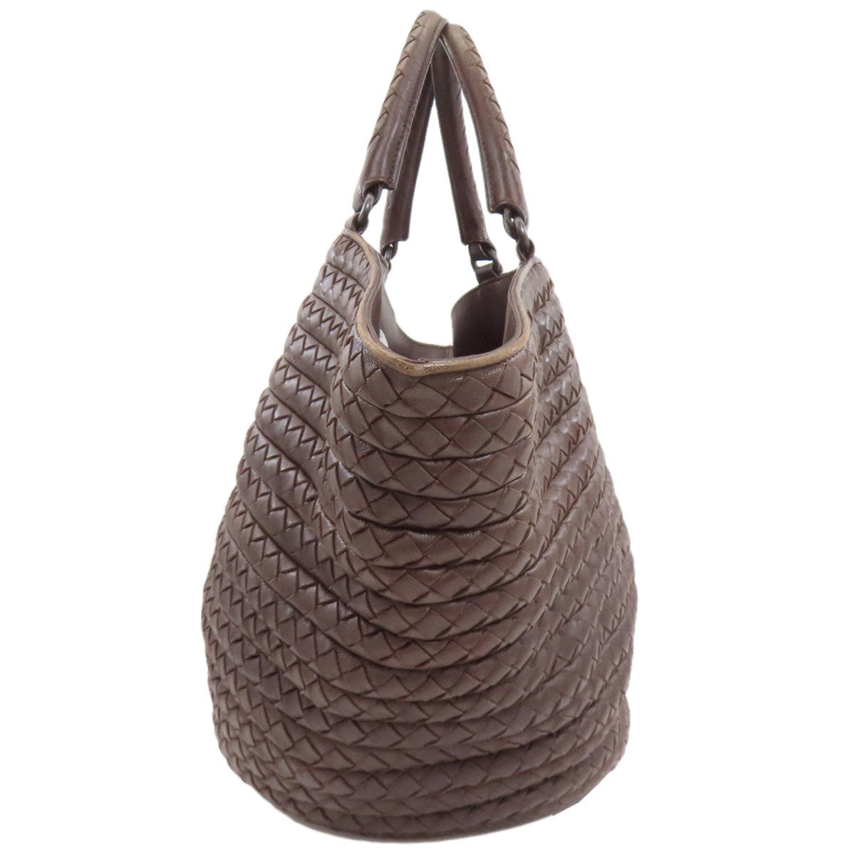 Bottega Veneta Brown Leather Handbag (Pre-Owned)