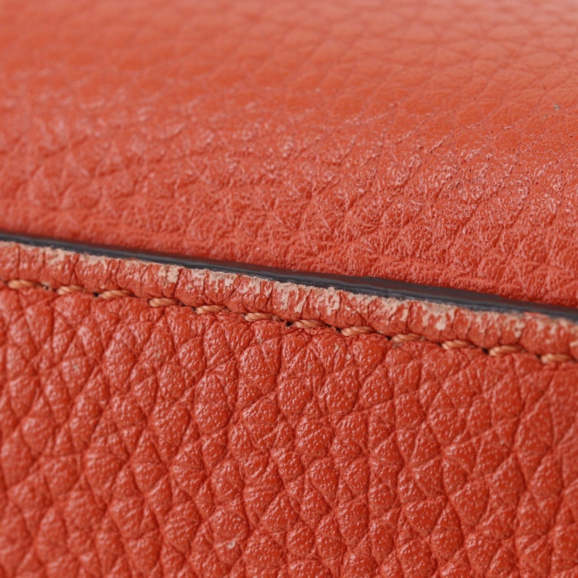 Celine Red Color Leather Handbag (Pre-Owned)