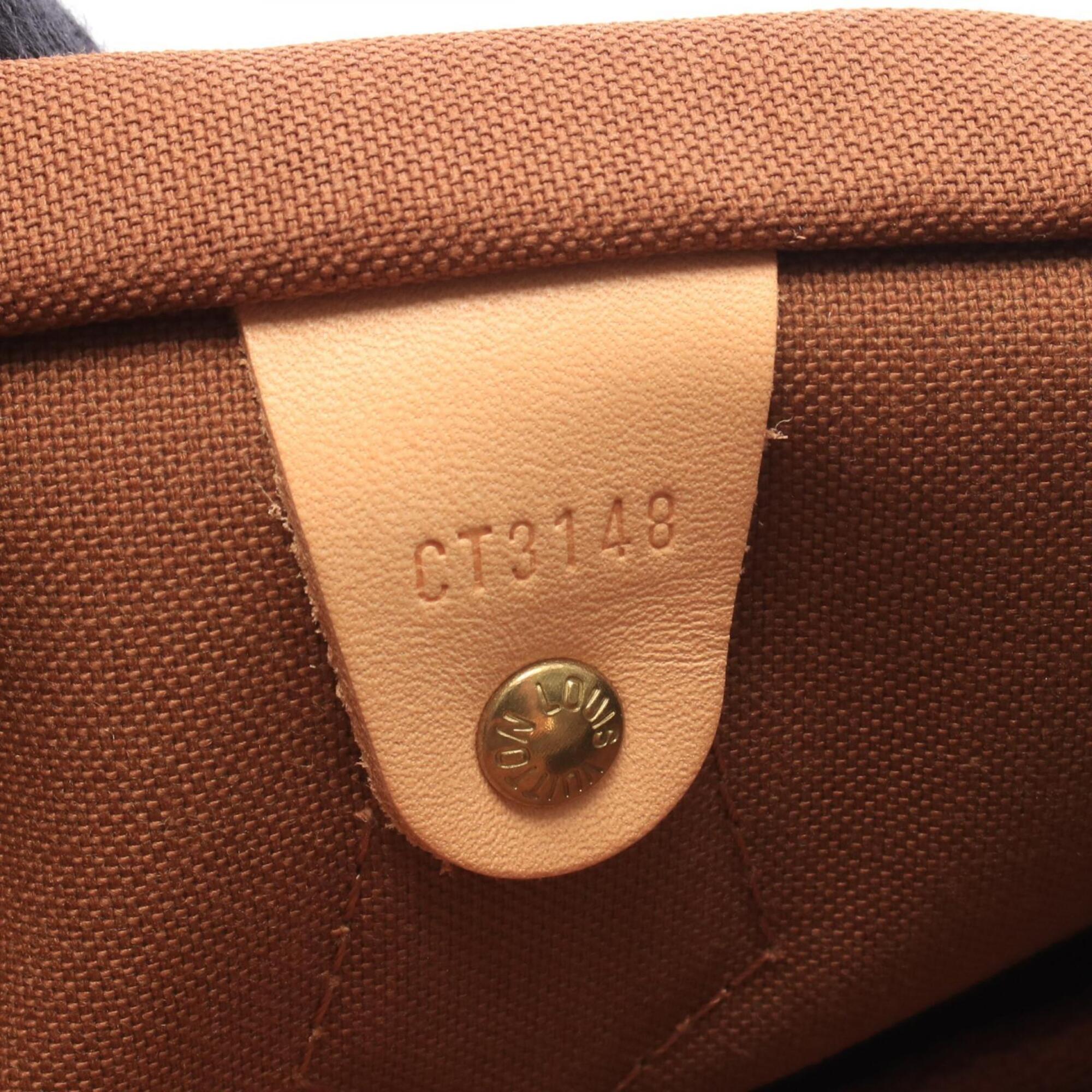 Louis Vuitton Brown Coated Canvas Leather Handbag (Pre-Owned)