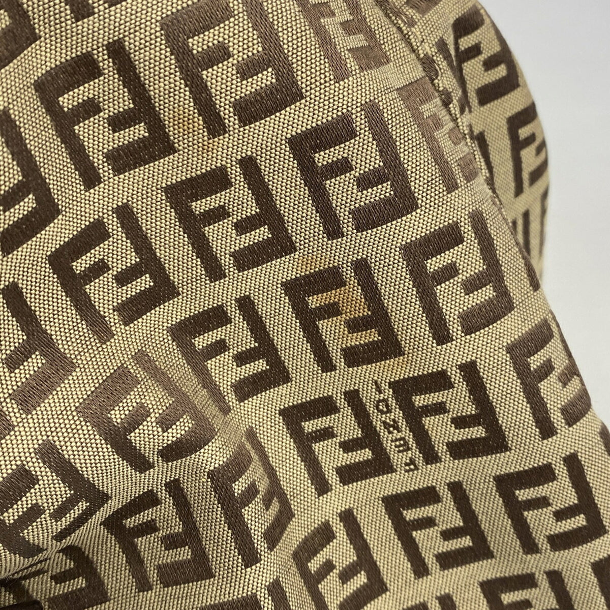 Fendi Brown Canvas Tote Bag (Pre-Owned)