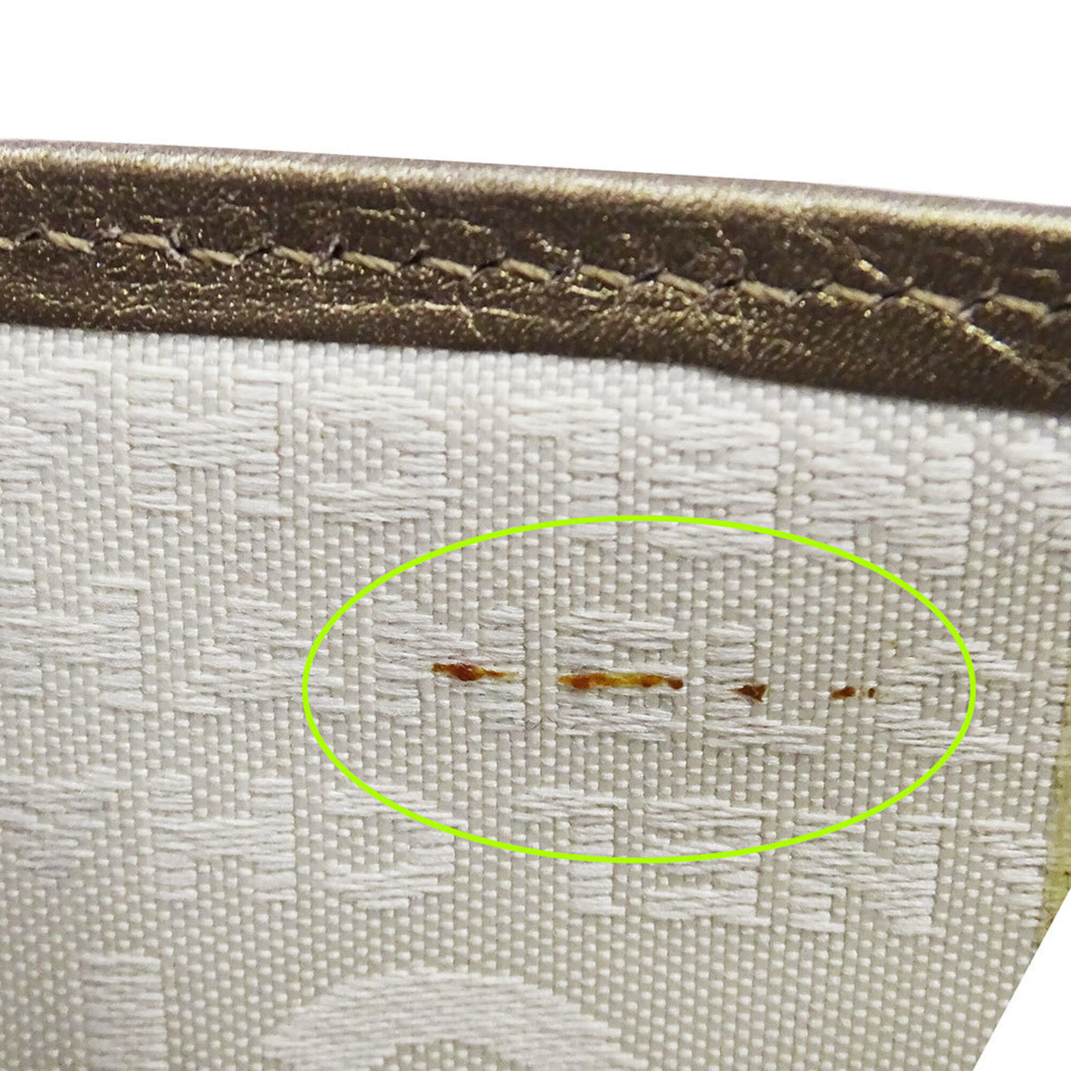 Chanel Gold Leather Wallet (Bi-Fold) (Pre-Owned)