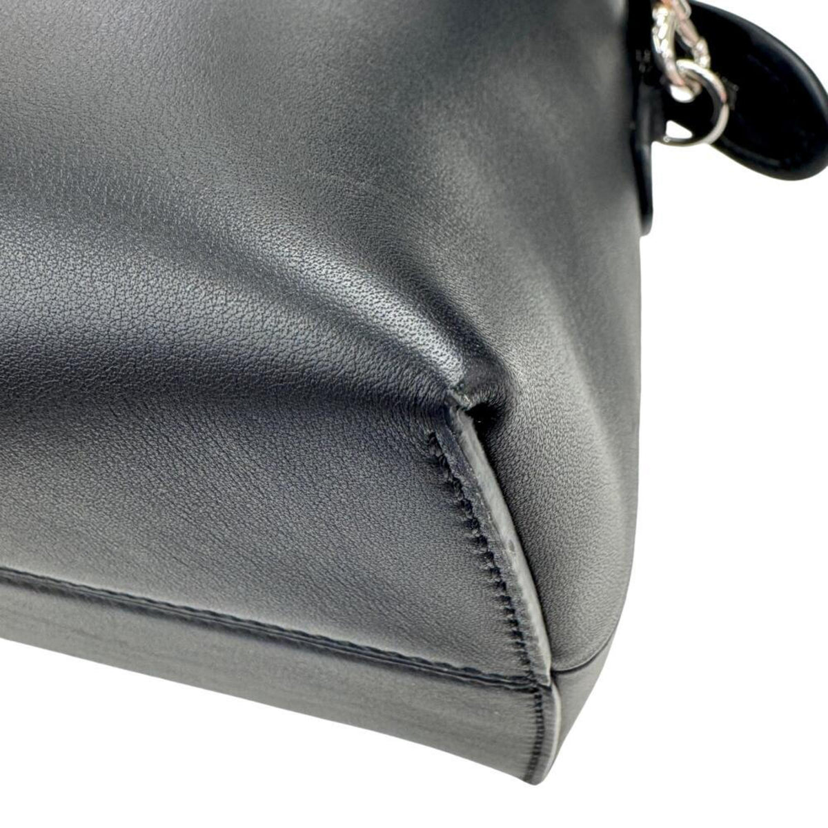Fendi Black Leather Handbag Shoulder Bag (Pre-Owned)