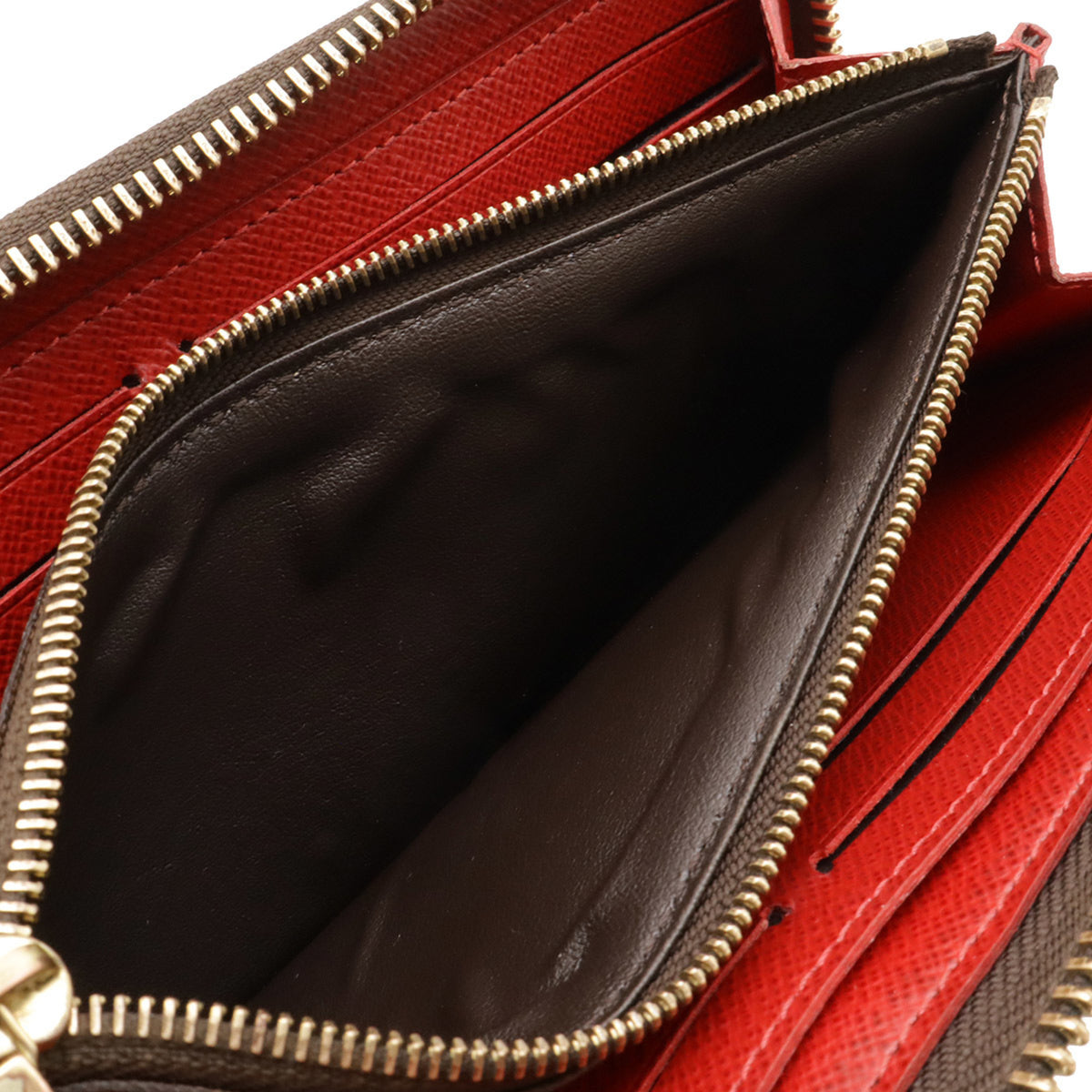 Louis Vuitton Cerise Damier Canvas Pvc Damier Canvas Long Bill Wallet (Bi-Fold) (Pre-Owned)