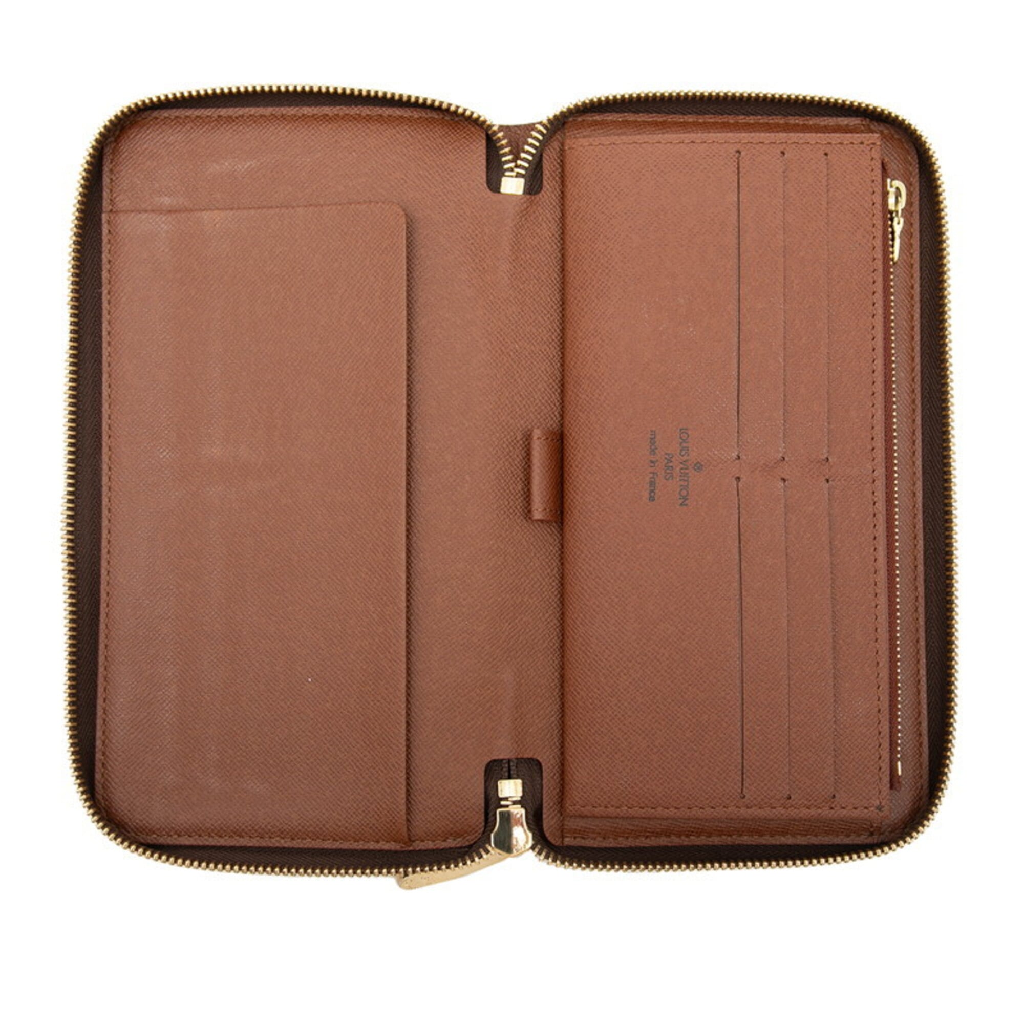 Louis Vuitton Monogram Brown Pvc Leather Long Wallet (Bi-Fold) (Pre-Owned)