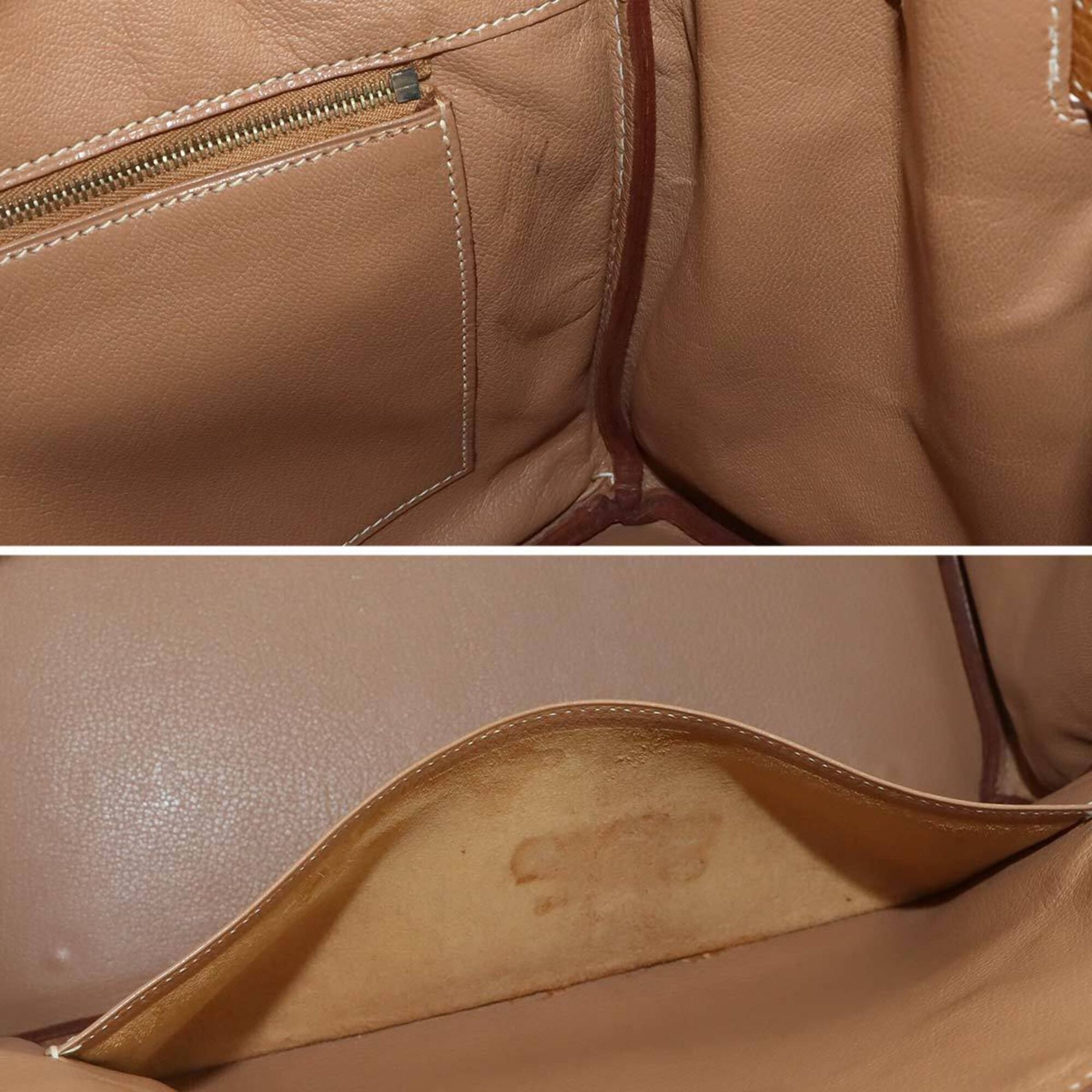 Hermes Natural Ardennes Leather Handbag (Pre-Owned)