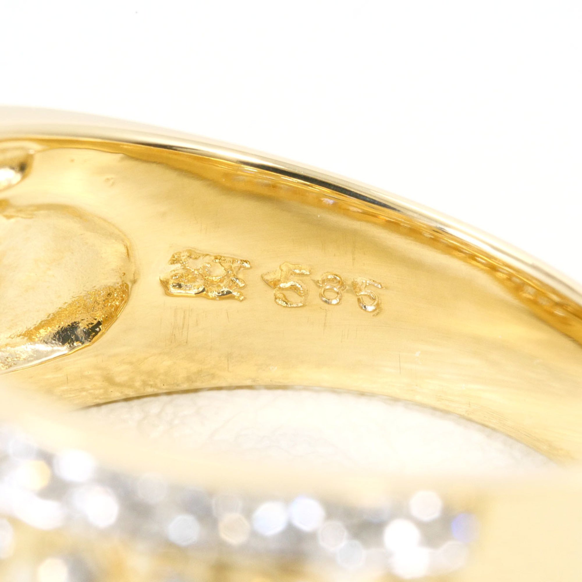 Unbranded White Gold Yellow Gold White Gold (14K) Yellow Gold (14K) Band Ring (Pre-Owned)