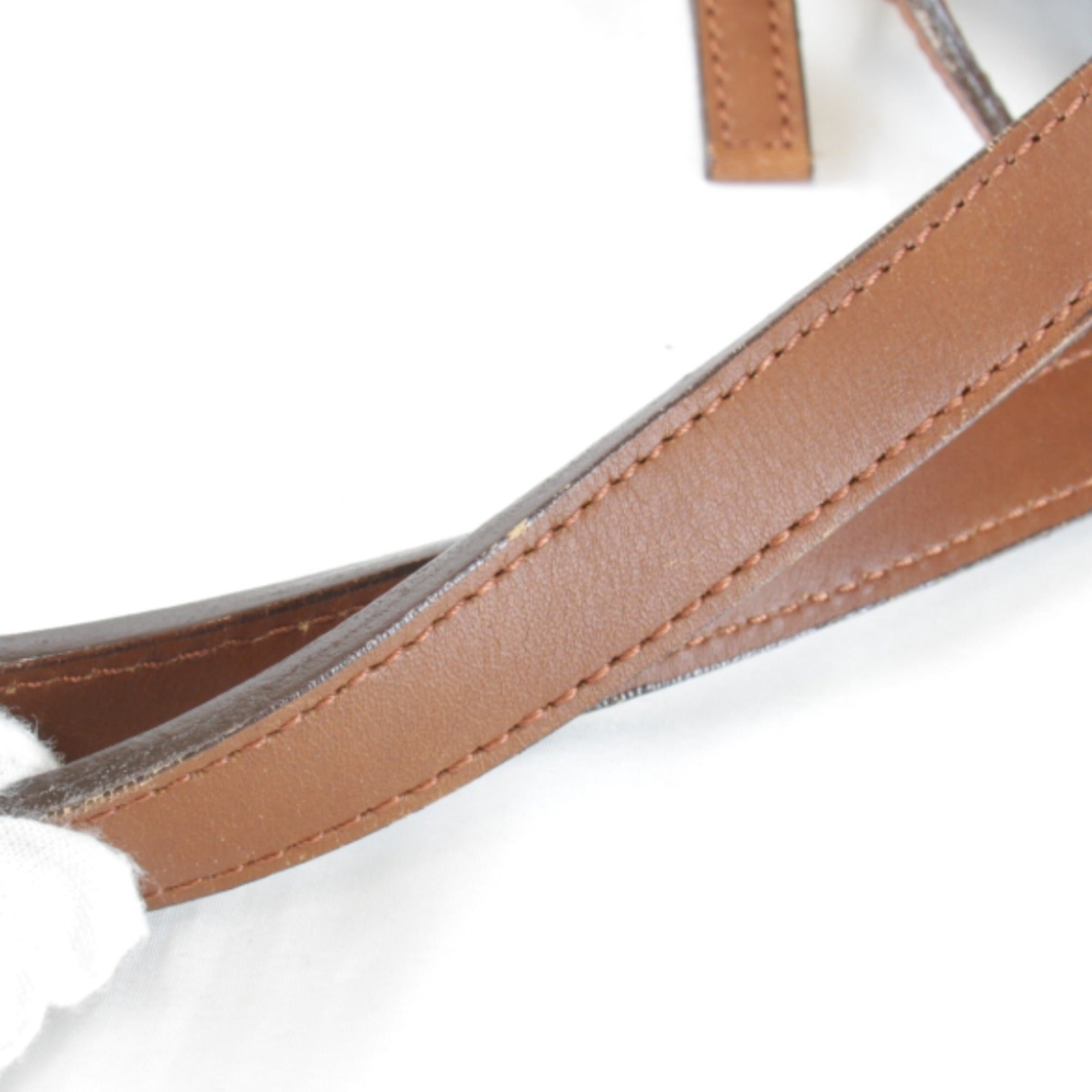Burberry Beige Canvas Leather Handbag (Pre-Owned)