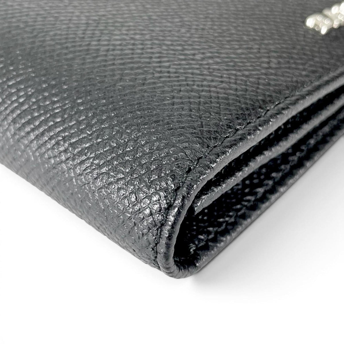 Bally Black Leather Long Wallet (Bi-Fold) (Pre-Owned)