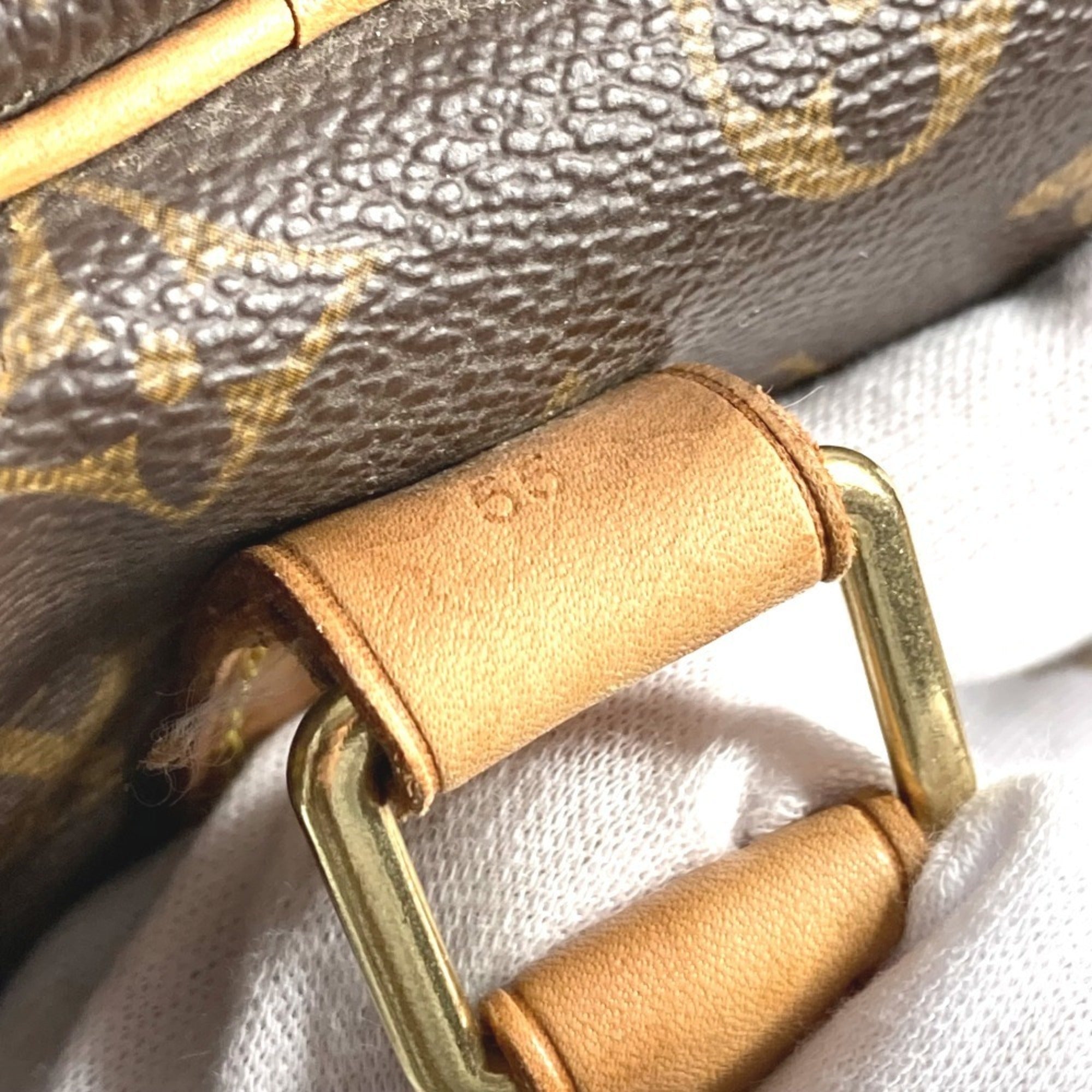 Louis Vuitton Brown Monogram Boston Bag Handbag (Pre-Owned)