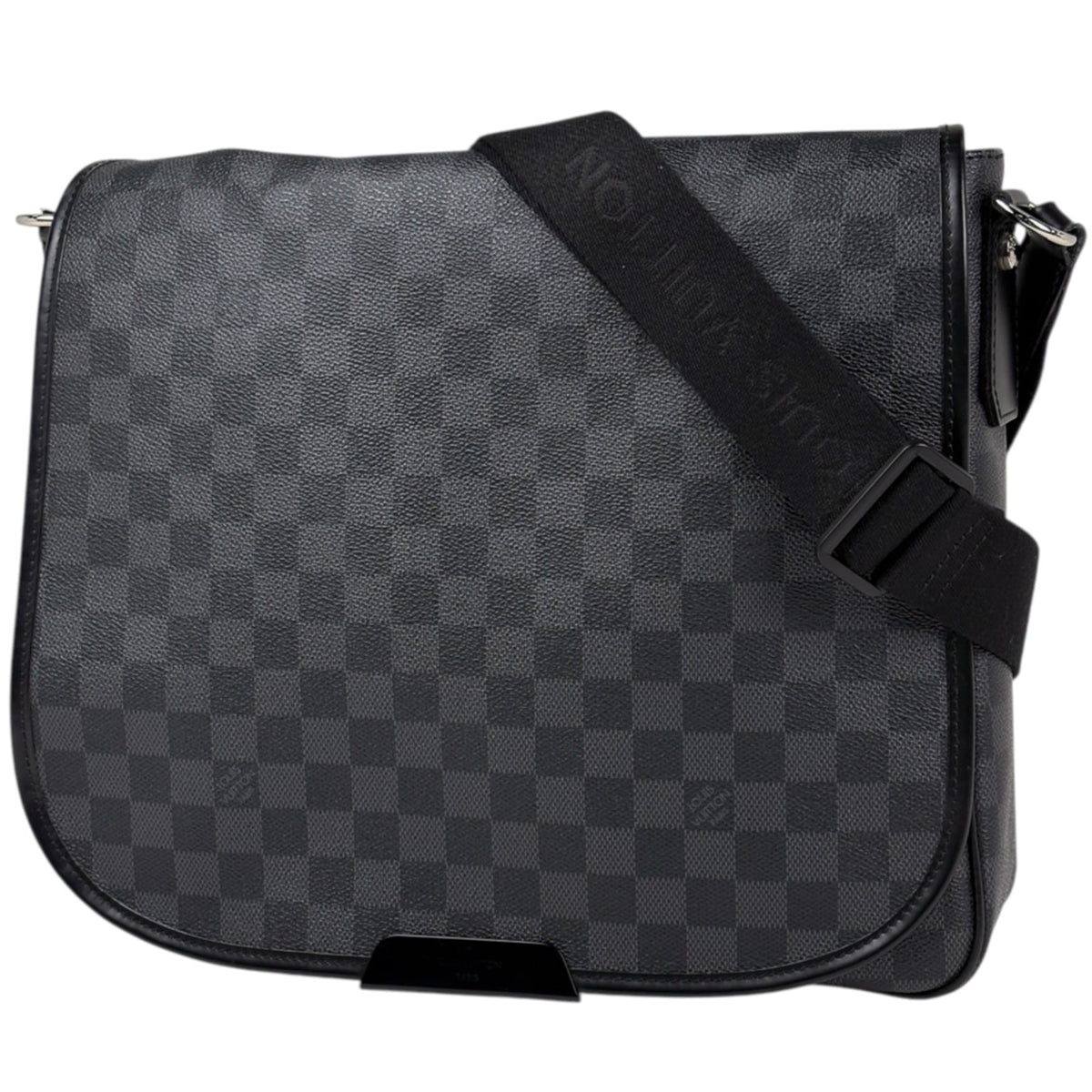 Louis Vuitton Black Damier Graphite Messenger Bag Shoulder Bag (Pre-Owned)