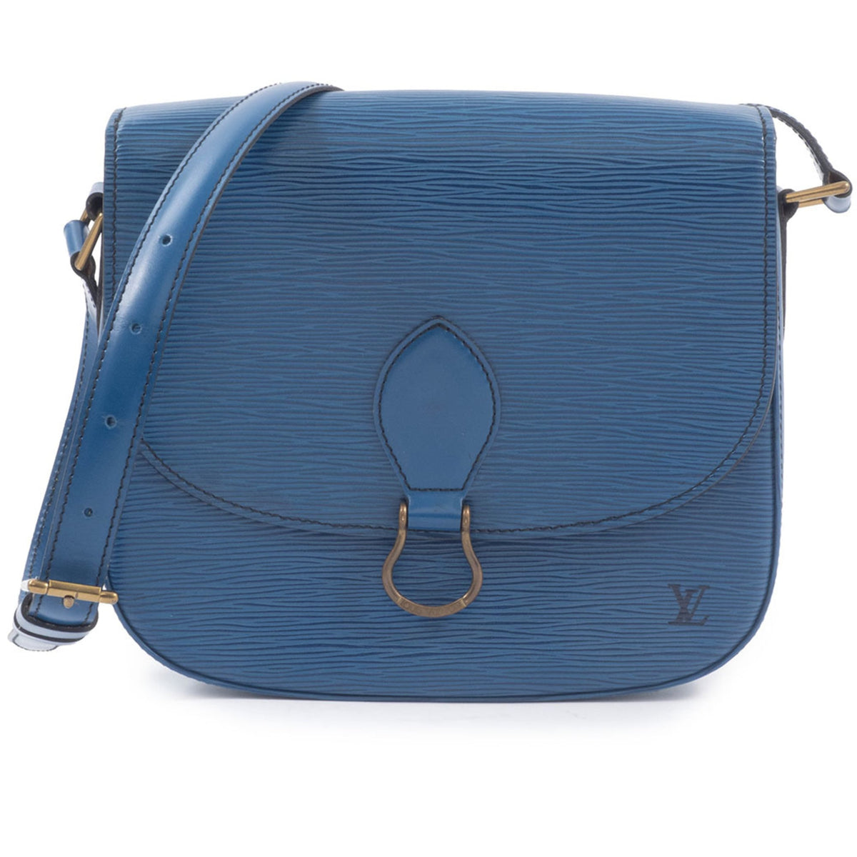 Louis Vuitton Epi Blue Epi Leather Shoulder Bag (Pre-Owned)