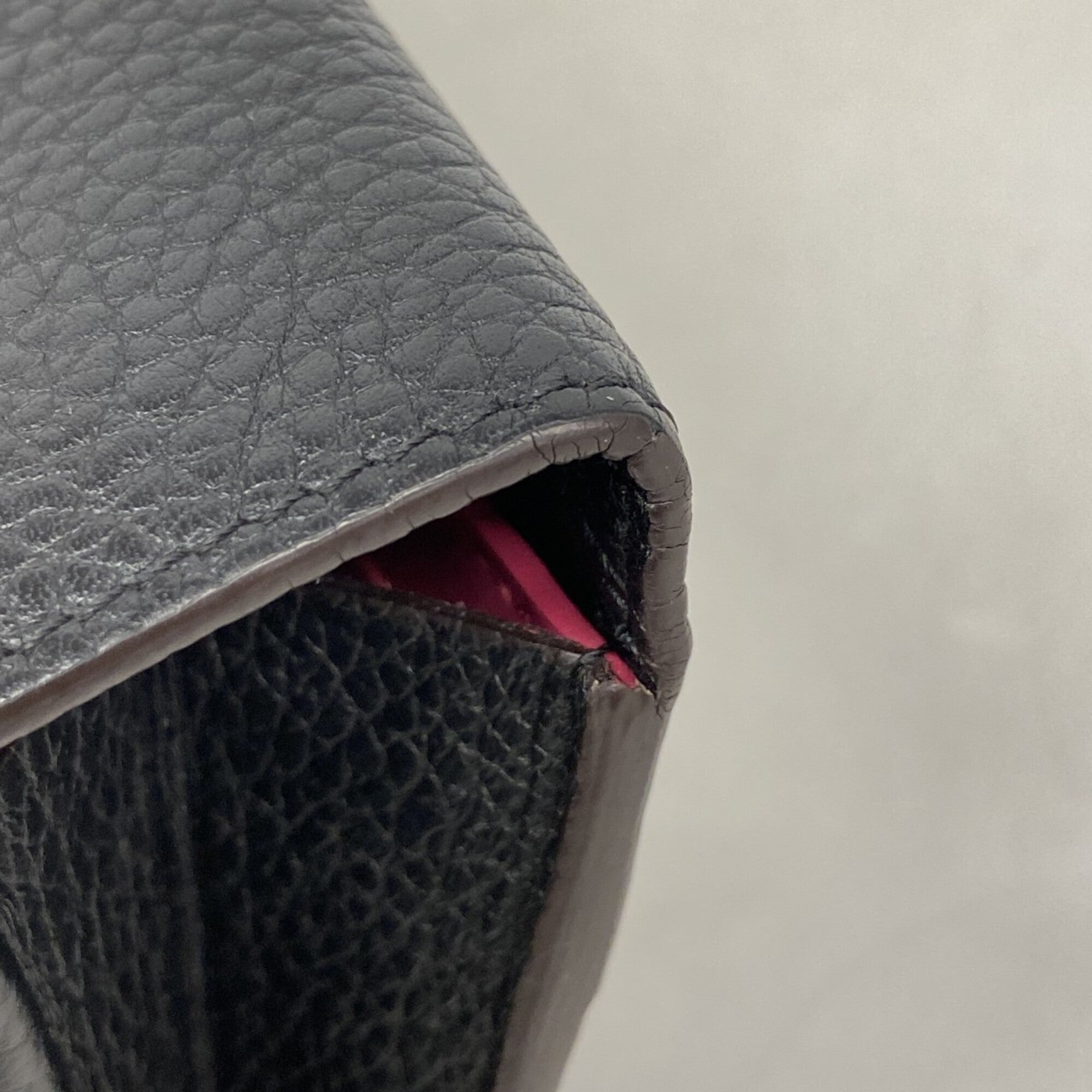 Louis Vuitton Noir Long Wallet (Bi-Fold) (Pre-Owned)