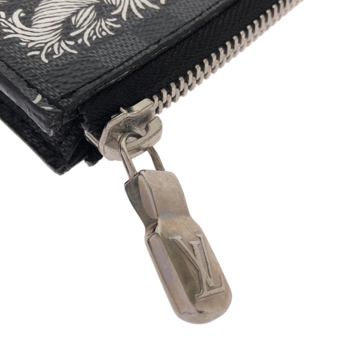 Louis Vuitton Graphite Coated Canvas Handbag Pochette (Pre-Owned)
