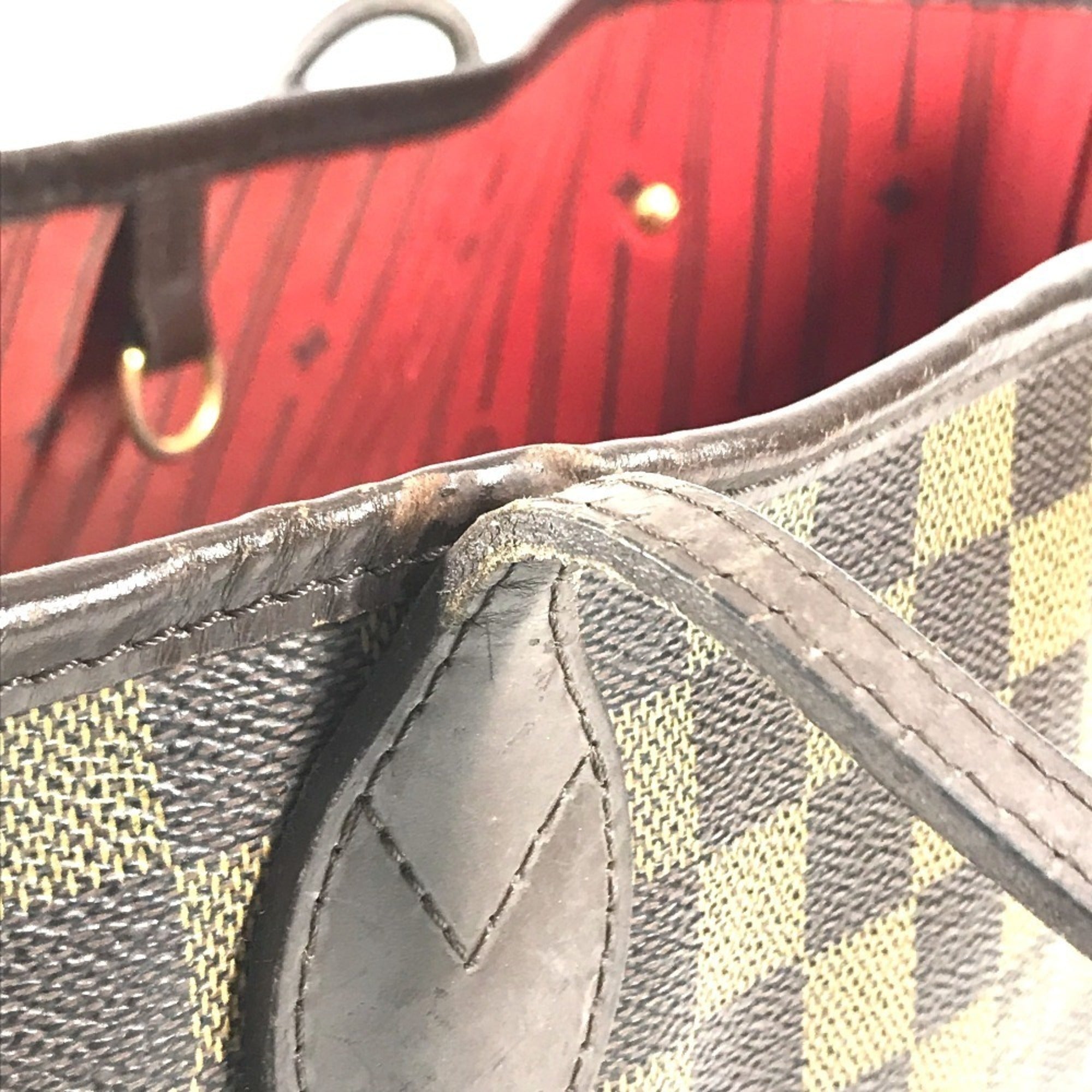 Louis Vuitton Brown Damier Canvas Ebene Galle Damier Canvas Handbag Shoulder Bag Tote Bag (Pre-Owned)