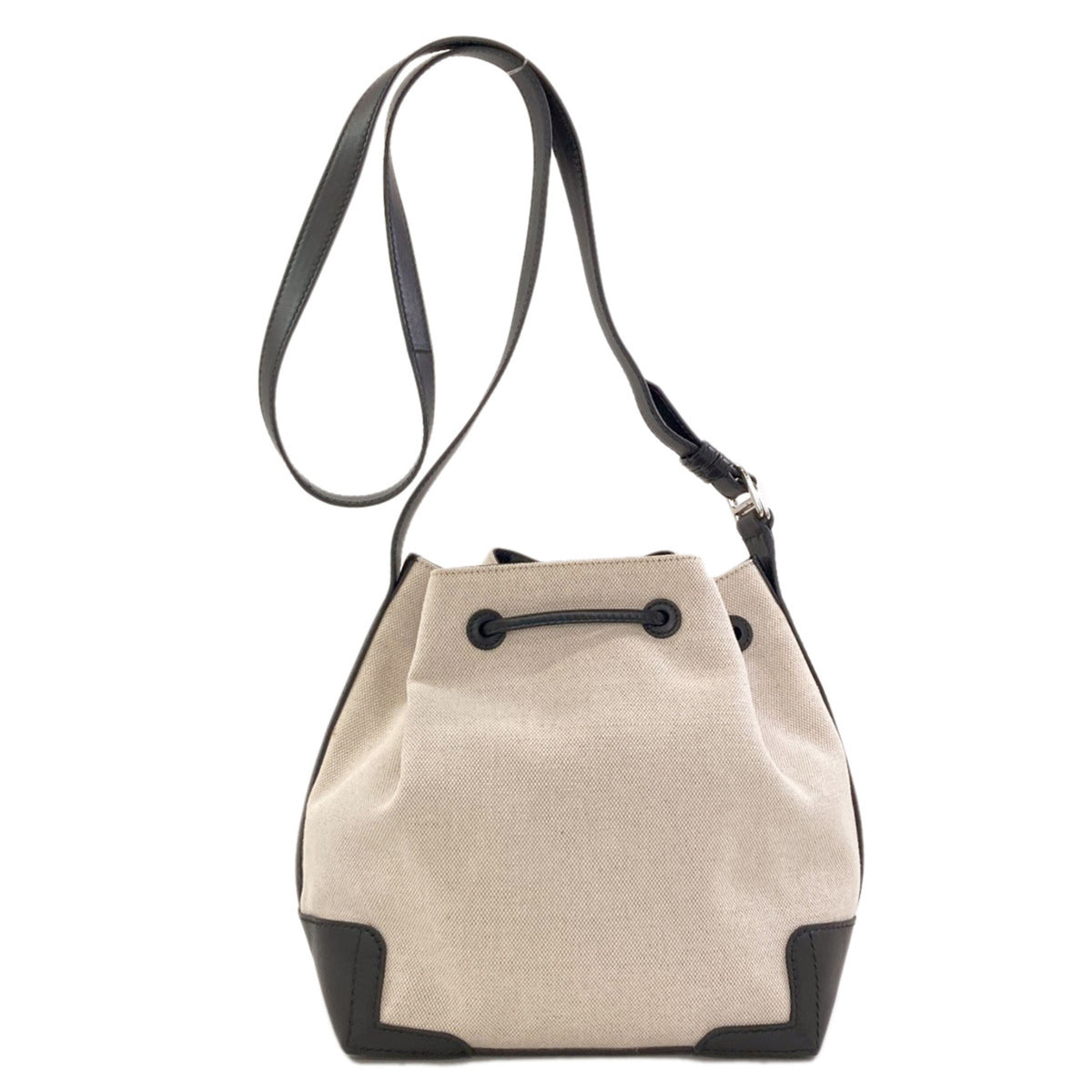 Balenciaga Black Canvas Pouch Shoulder Bag (Pre-Owned)