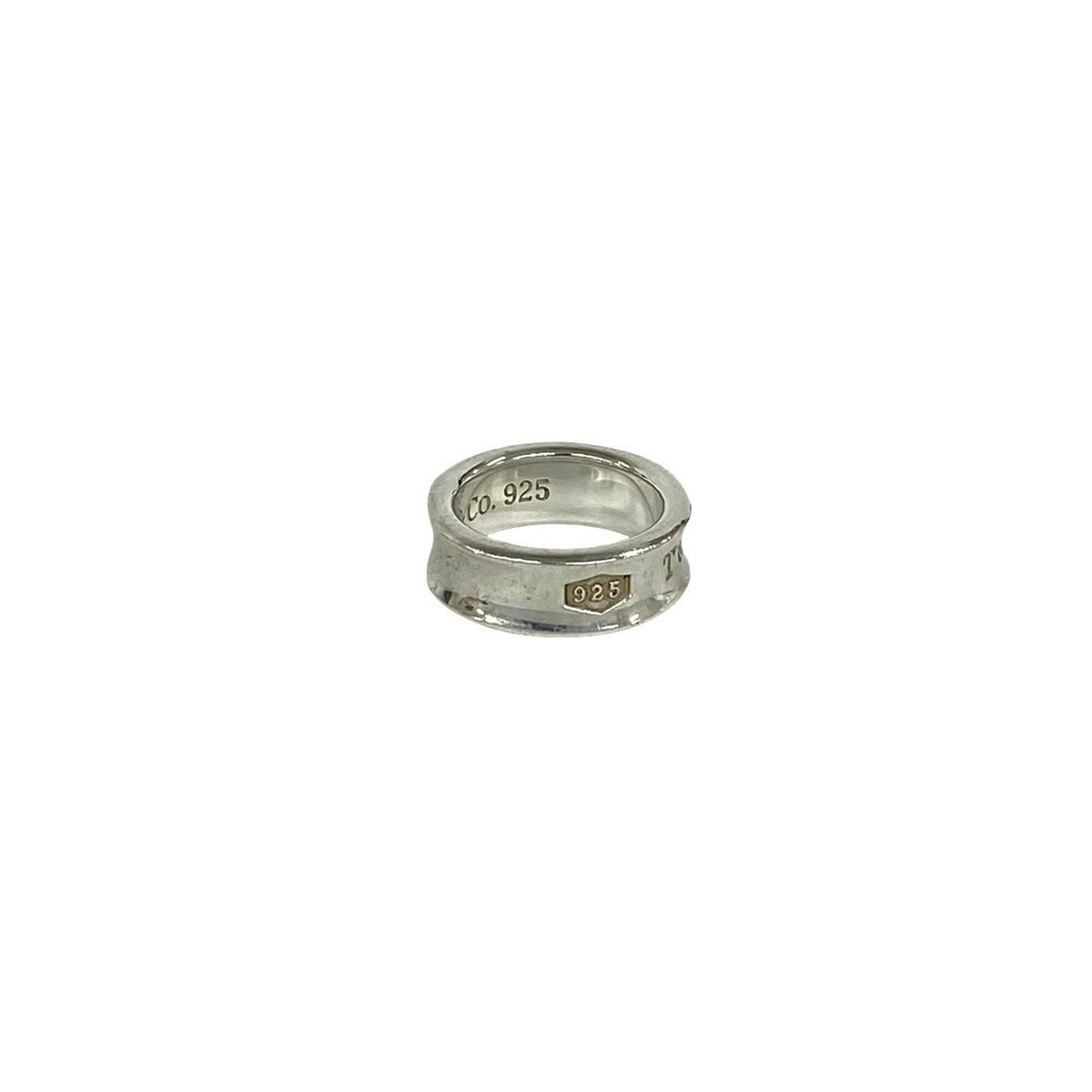 Tiffany Silver Silver 925 Band Ring (Pre-Owned)