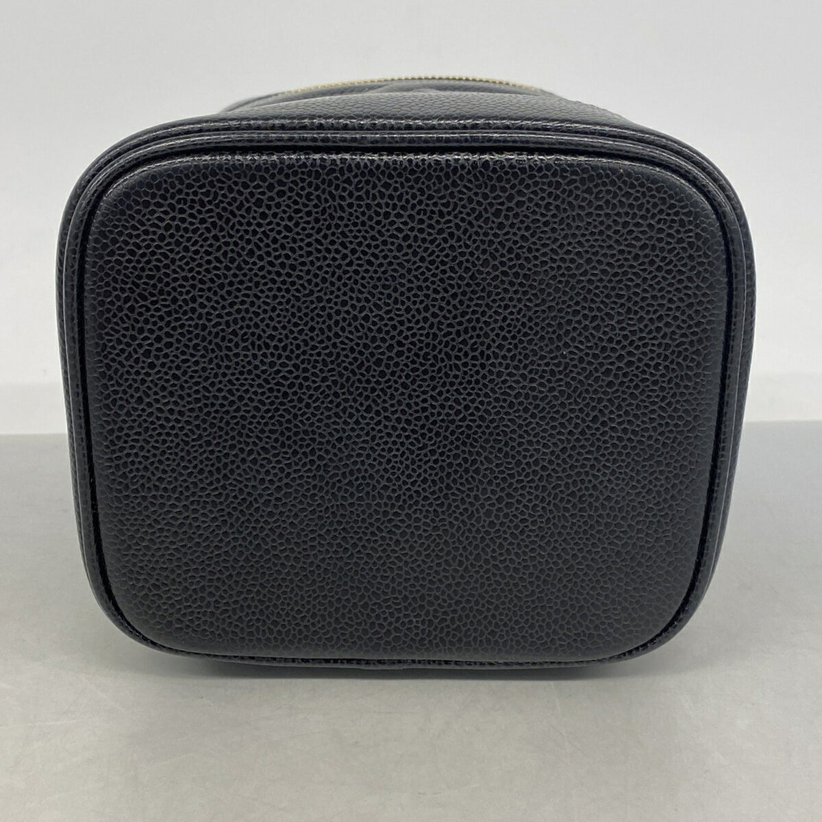 Chanel Black Grained Calfskin Vanity Bag (Pre-Owned)