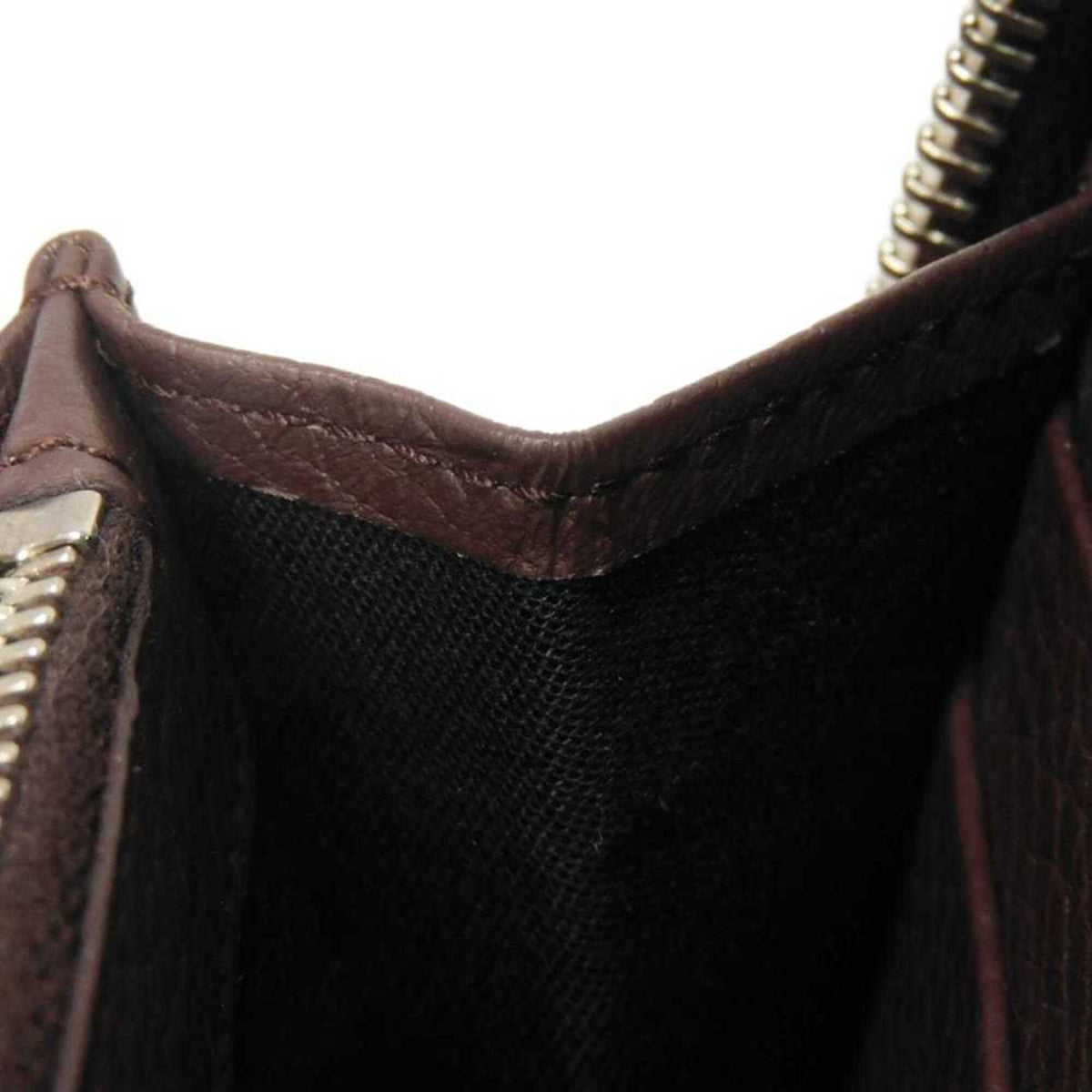 Balenciaga Bordeaux Leather Long Wallet (Bi-Fold) (Pre-Owned)