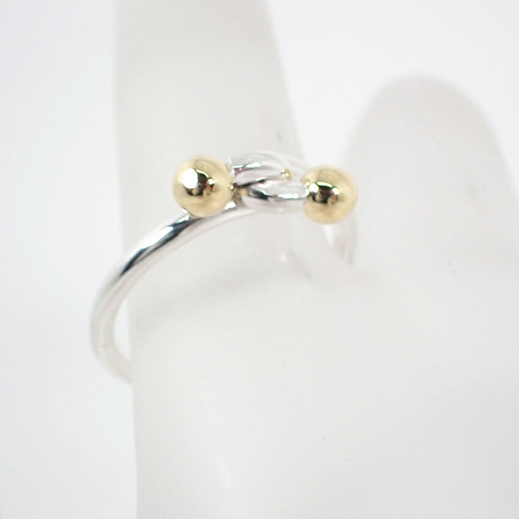 Tiffany Yellow Gold (18K) Sterling Silver 925 Band Ring (Pre-Owned)