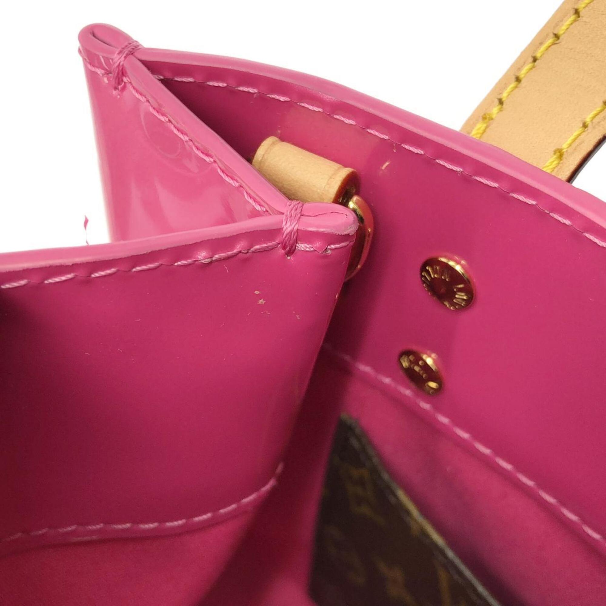 Louis Vuitton Pink Leather Handbag (Pre-Owned)