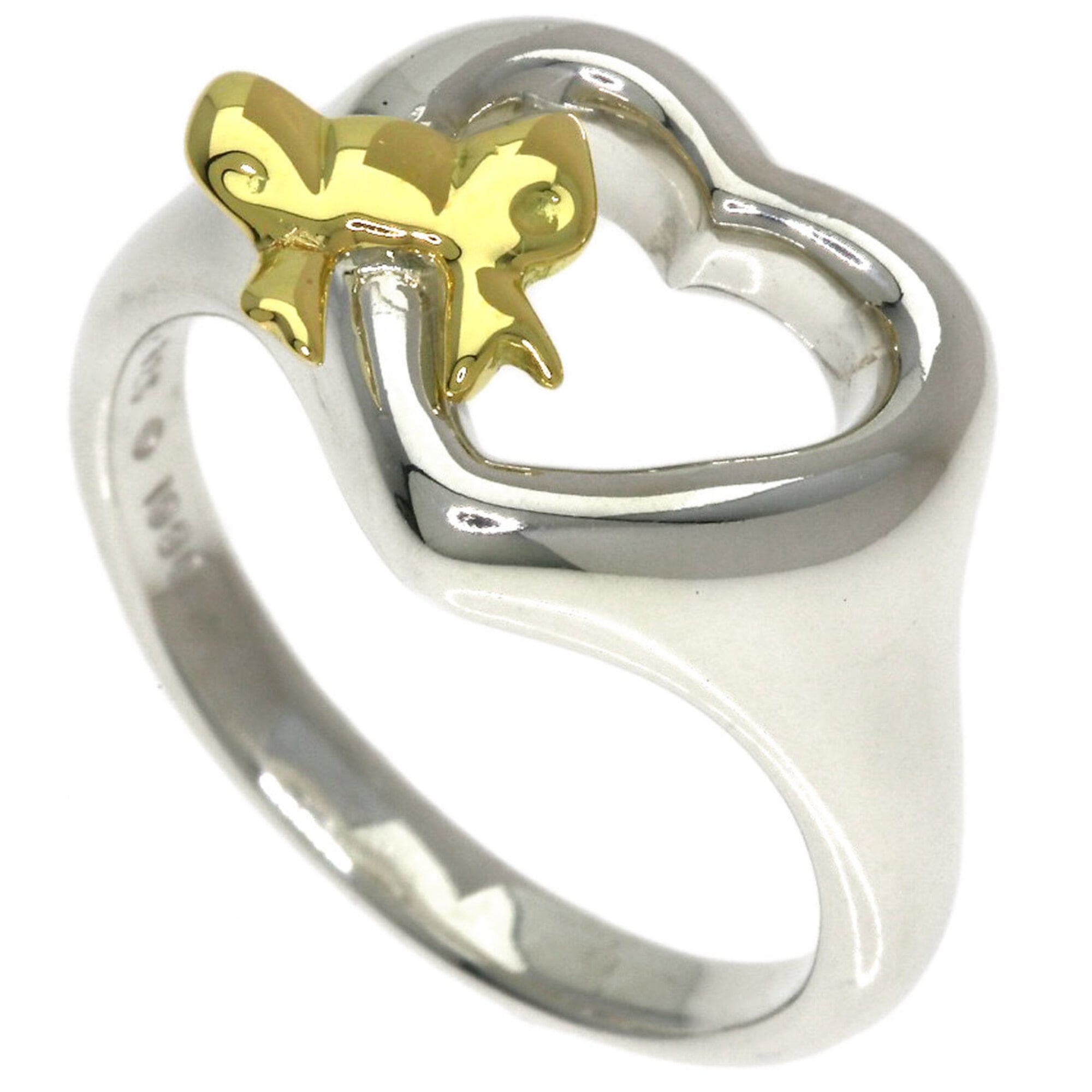 Tiffany Yellow Gold (18K) Silver Band Ring (Pre-Owned)