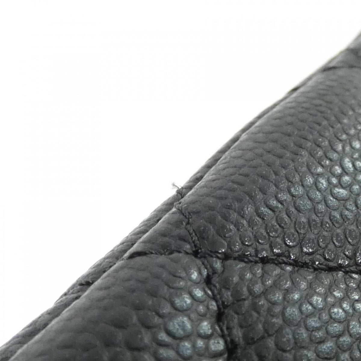 Chanel Black Grained Calfskin Handbag Shoulder Bag (Pre-Owned)
