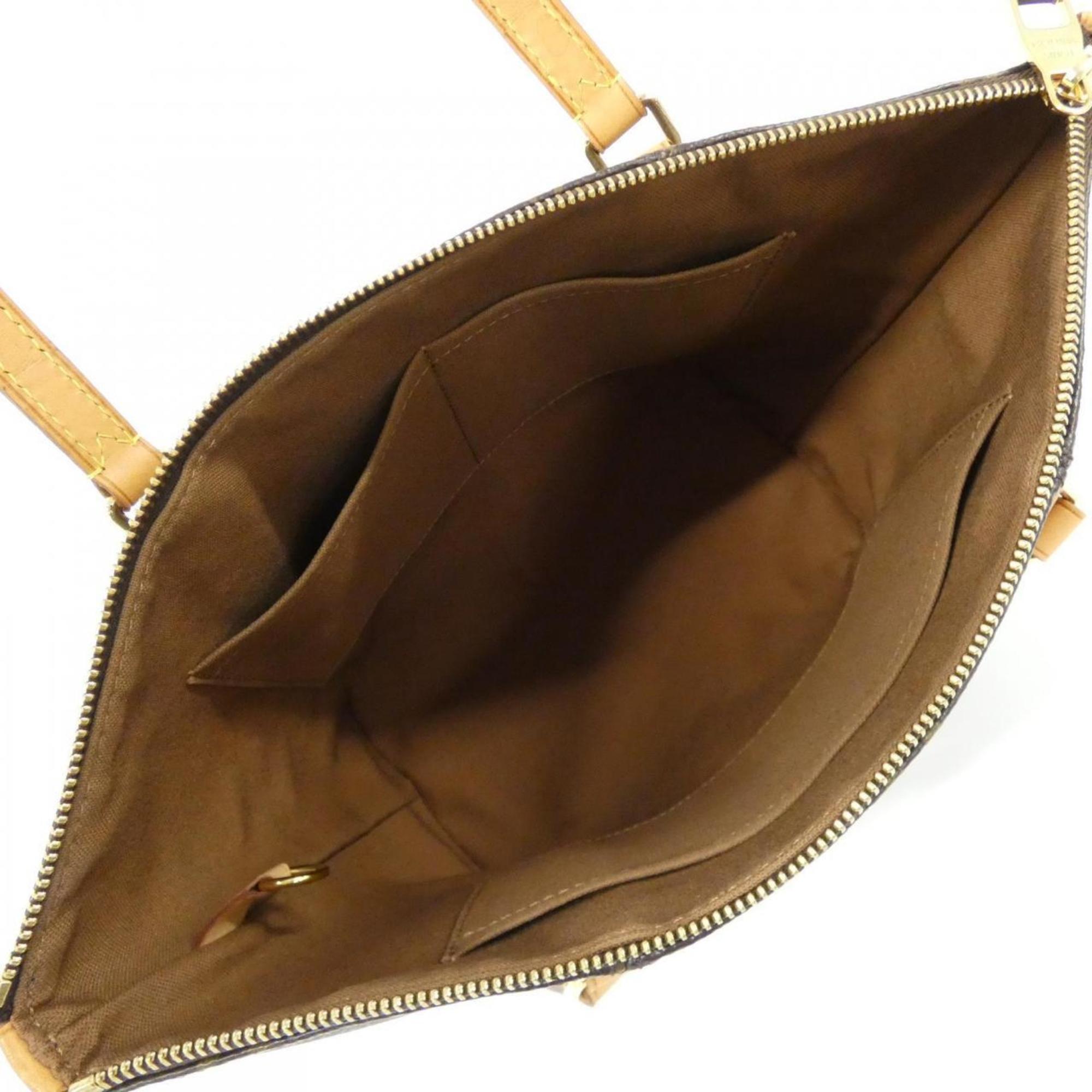 Louis Vuitton Brown Coated Canvas Handbag (Pre-Owned)