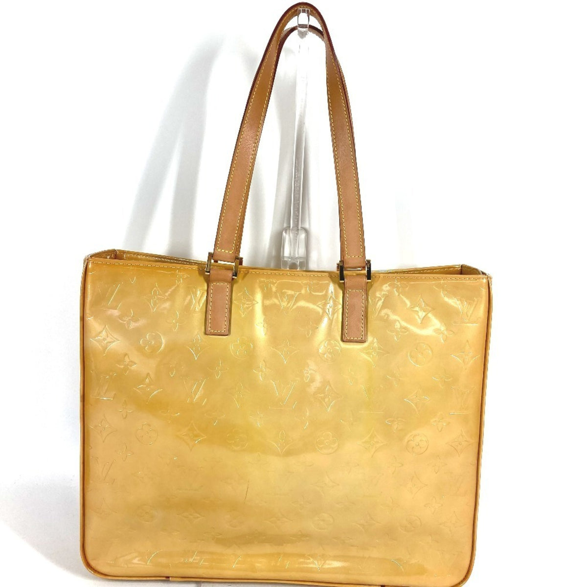 Louis Vuitton Beige Galle Monogram Vernis Shoulder Bag Tote Bag (Pre-Owned)