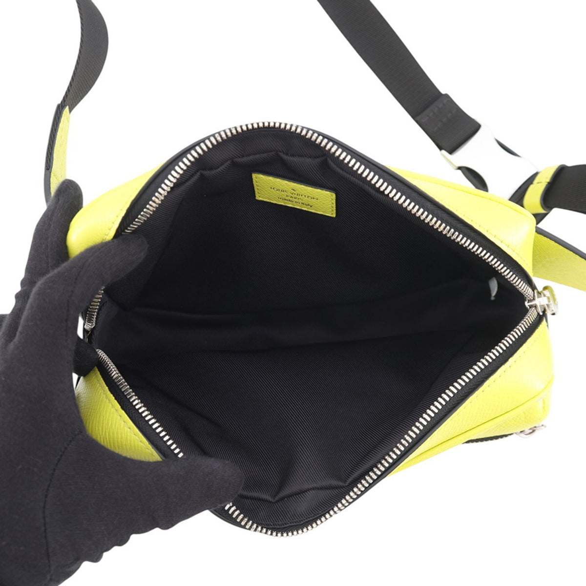 Louis Vuitton Jaune Taigarama Shoulder Bag Sling Bag (Pre-Owned)