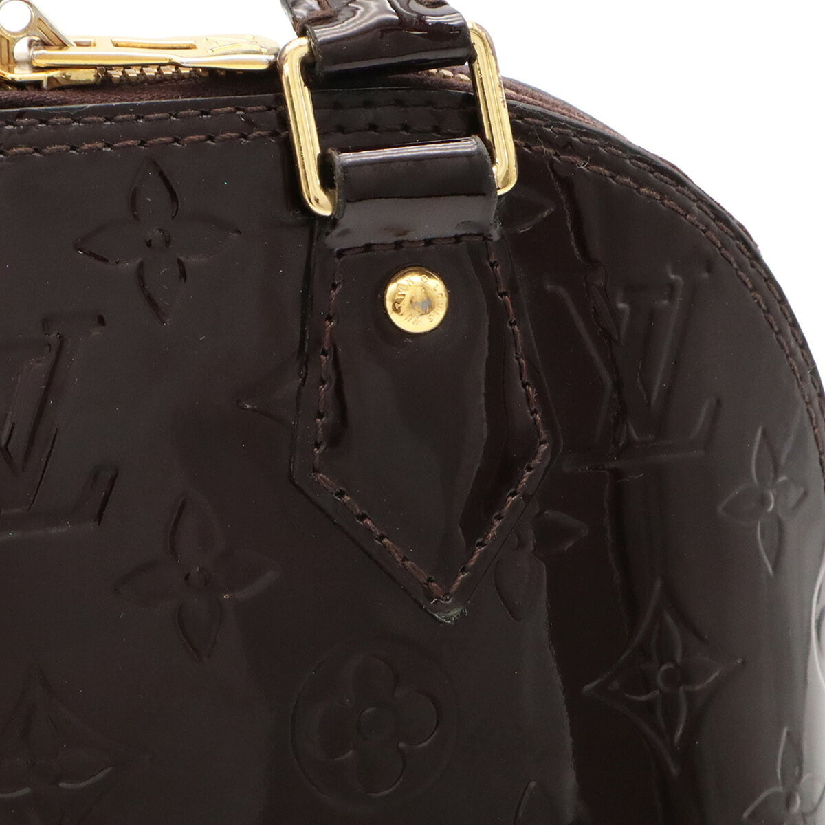 Louis Vuitton Amarante Monogram Vernis Handbag Shoulder Bag (Pre-Owned)