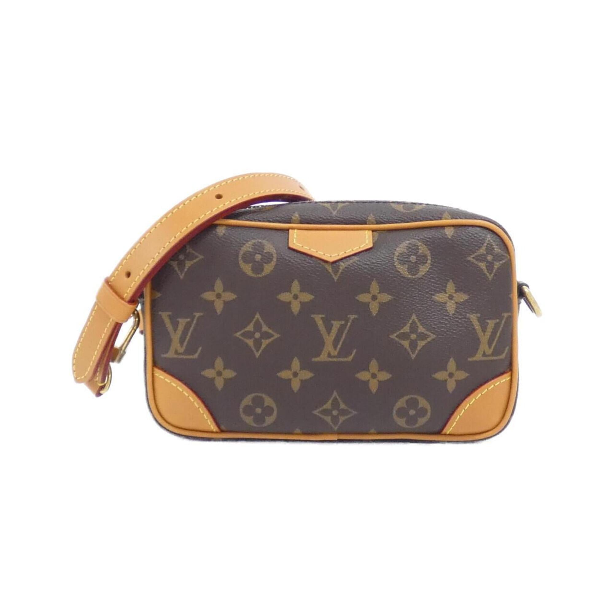 Louis Vuitton Brown Coated Canvas Shoulder Bag (Pre-Owned)
