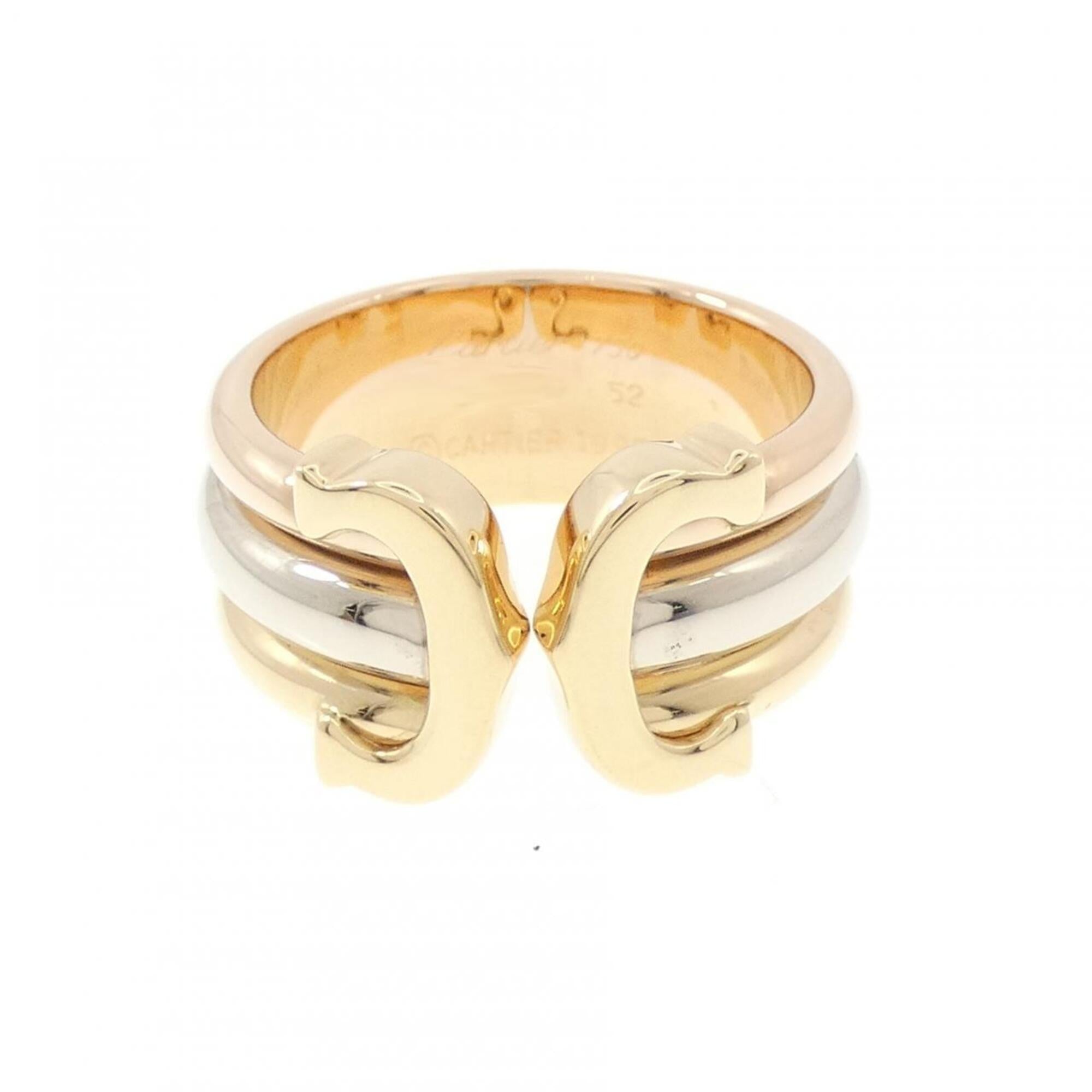Cartier Yellow Gold (18K) Pink Gold (18K) White Gold (18K) Band Ring (Pre-Owned)