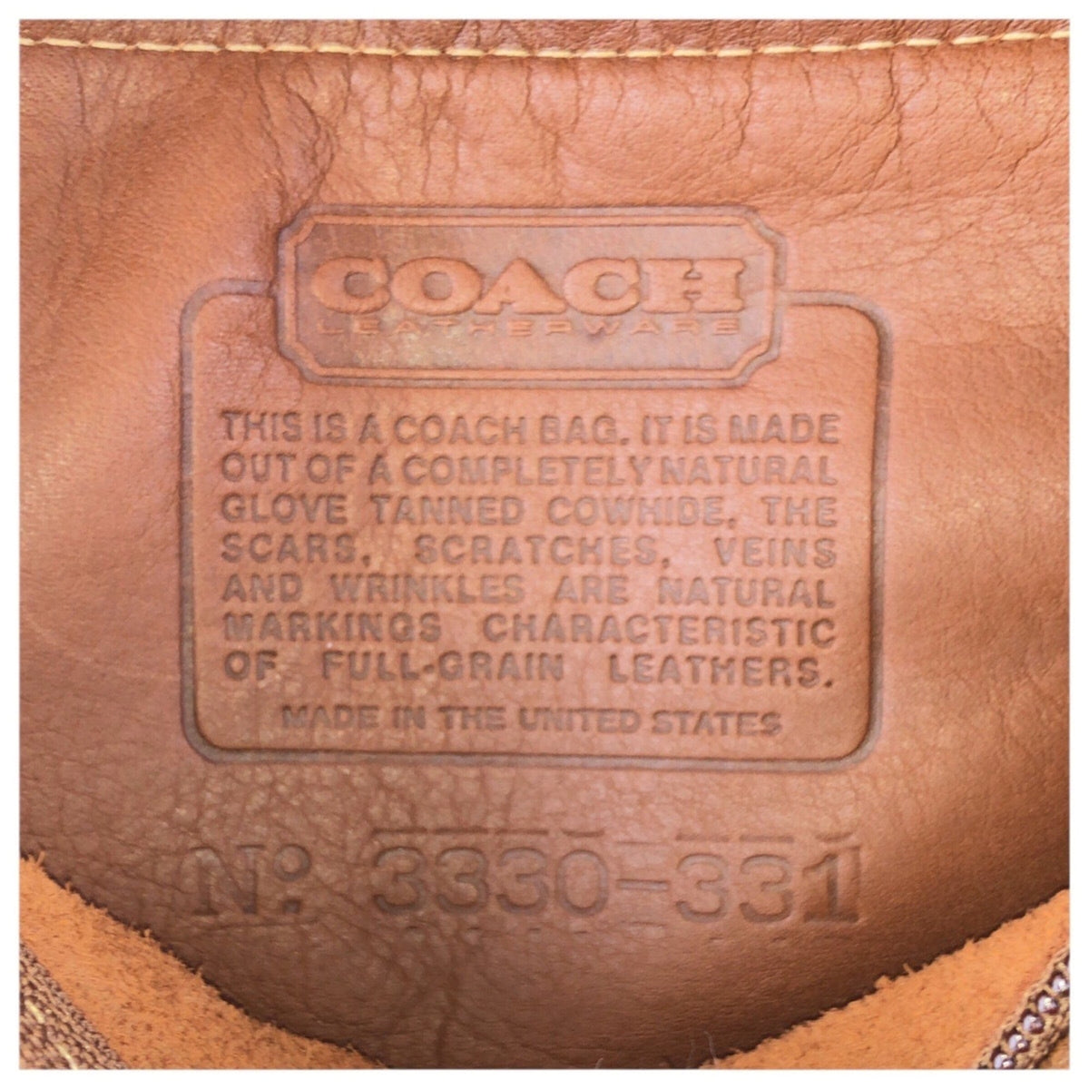 Coach Brown Camel Leather Sling Bag (Pre-Owned)