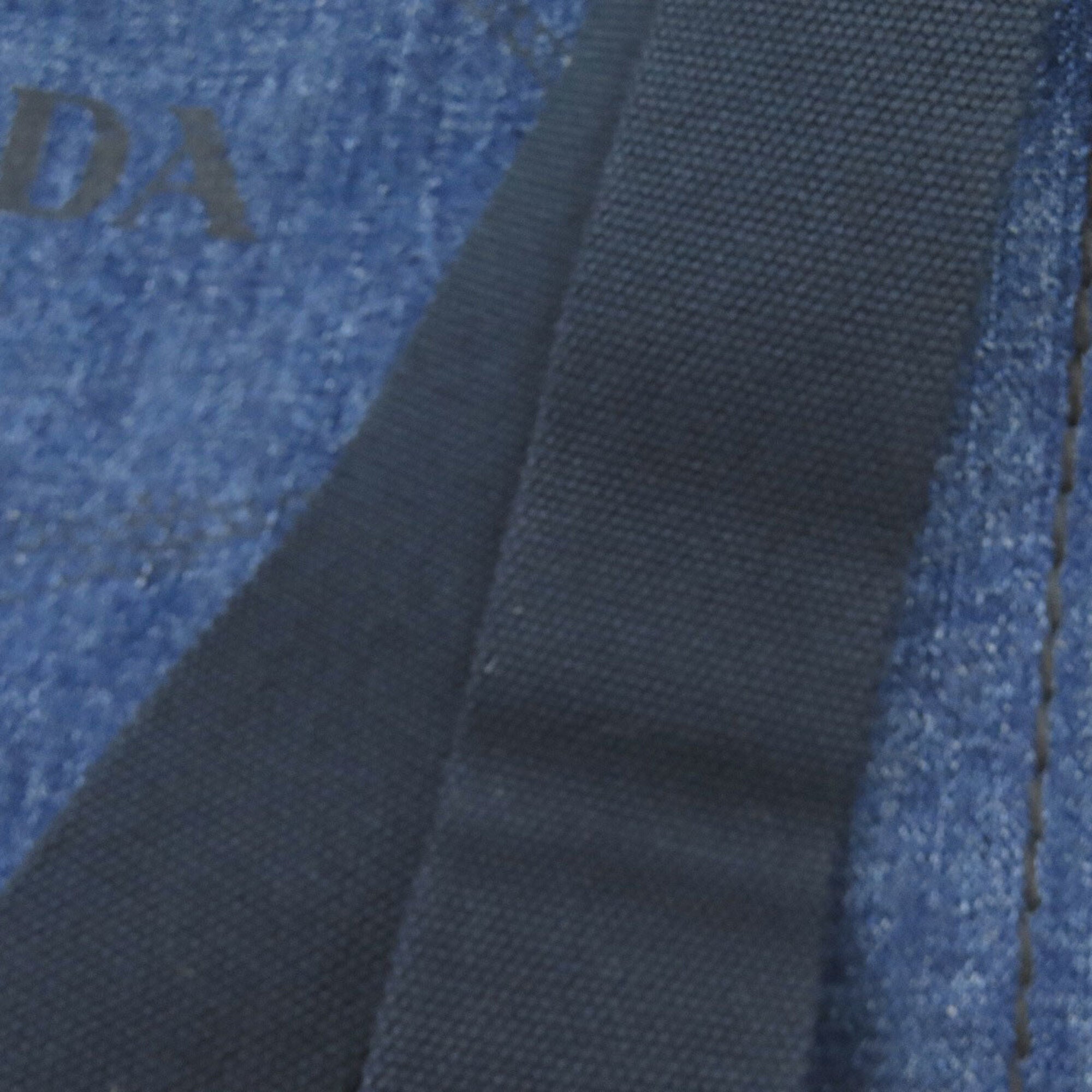 Prada Canapa Blue Denim Handbag (Pre-Owned)