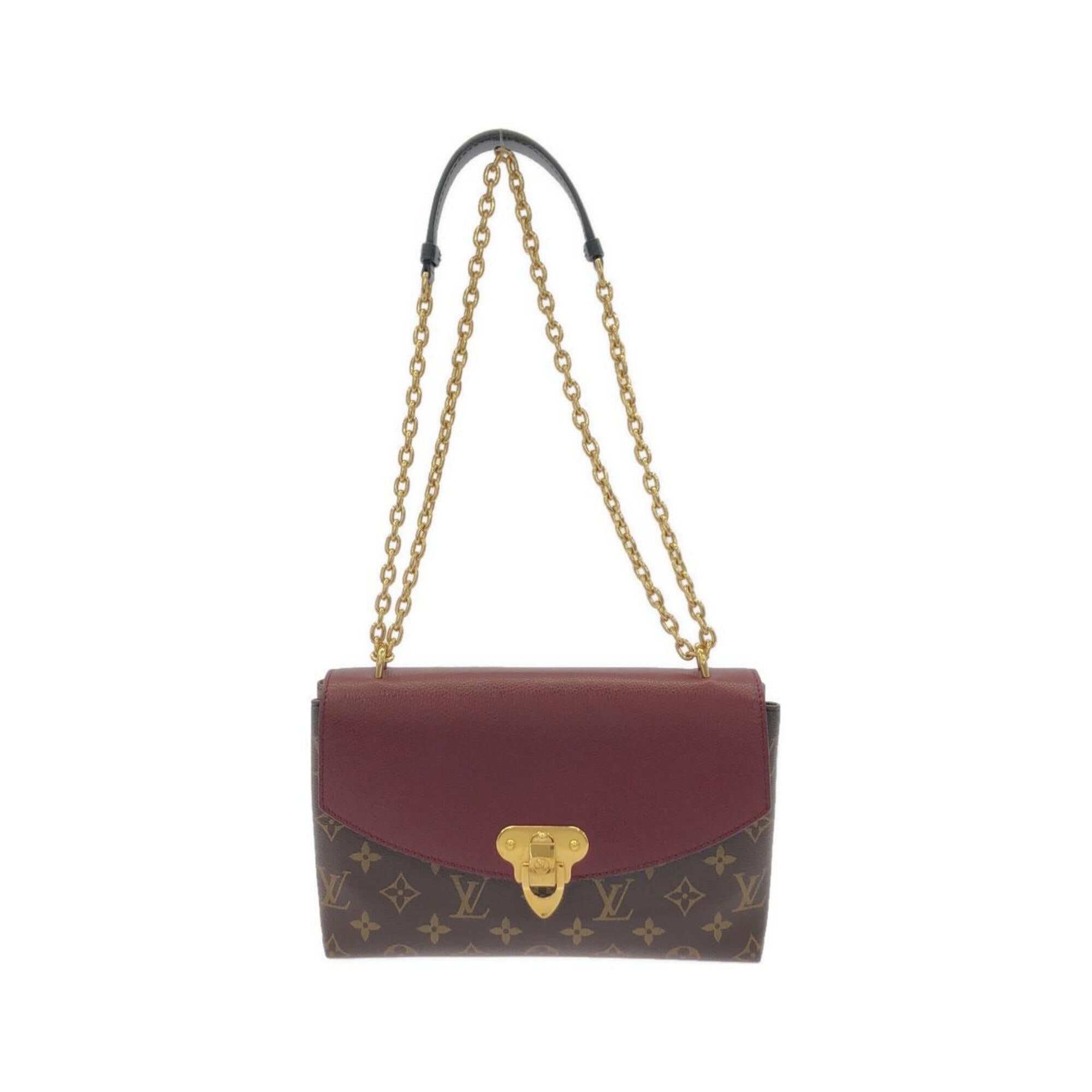 Louis Vuitton Bordeaux Marron Coated Canvas Leather Shoulder Bag (Pre-Owned)