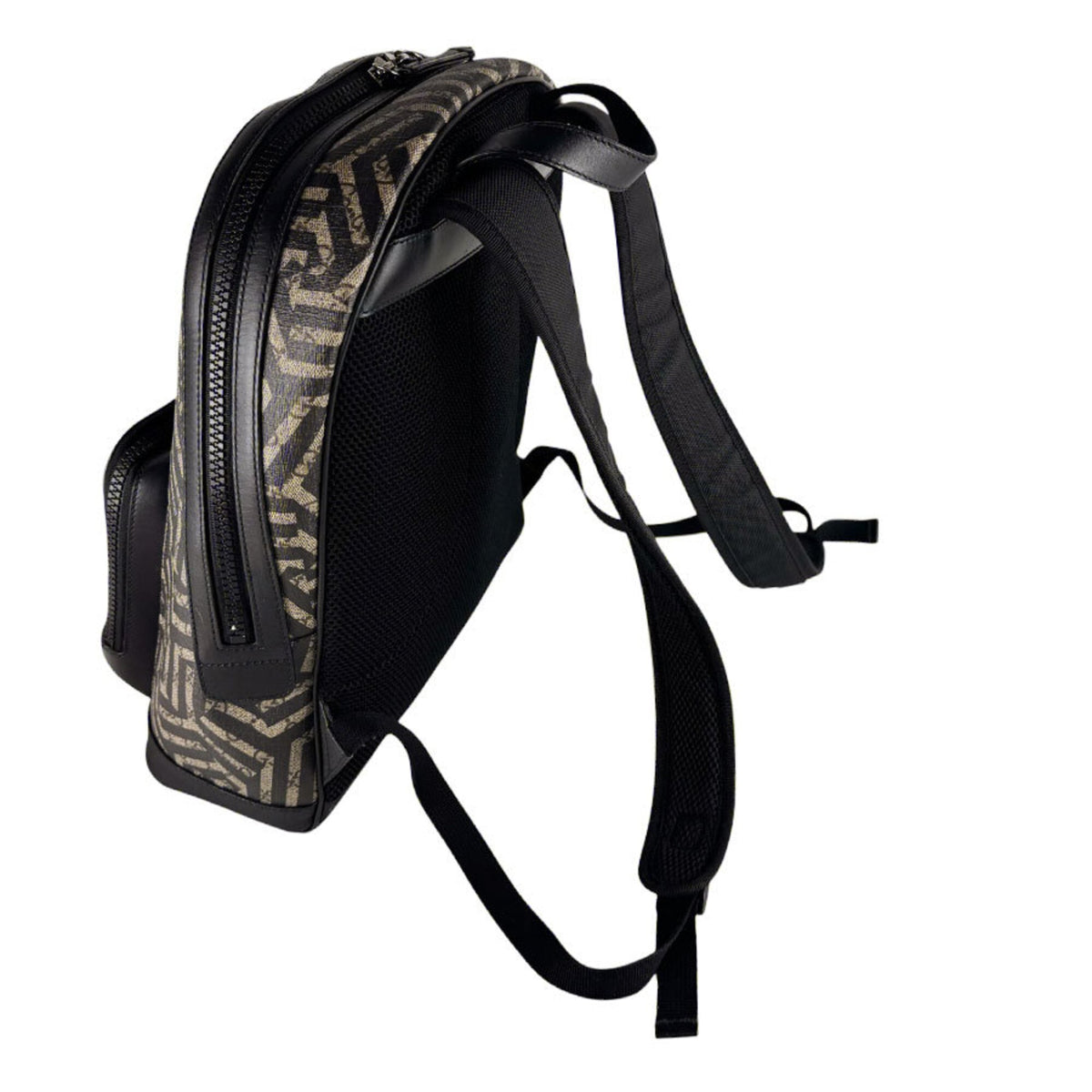 Gucci Black Brown Gg Supreme Backpack (Pre-Owned)