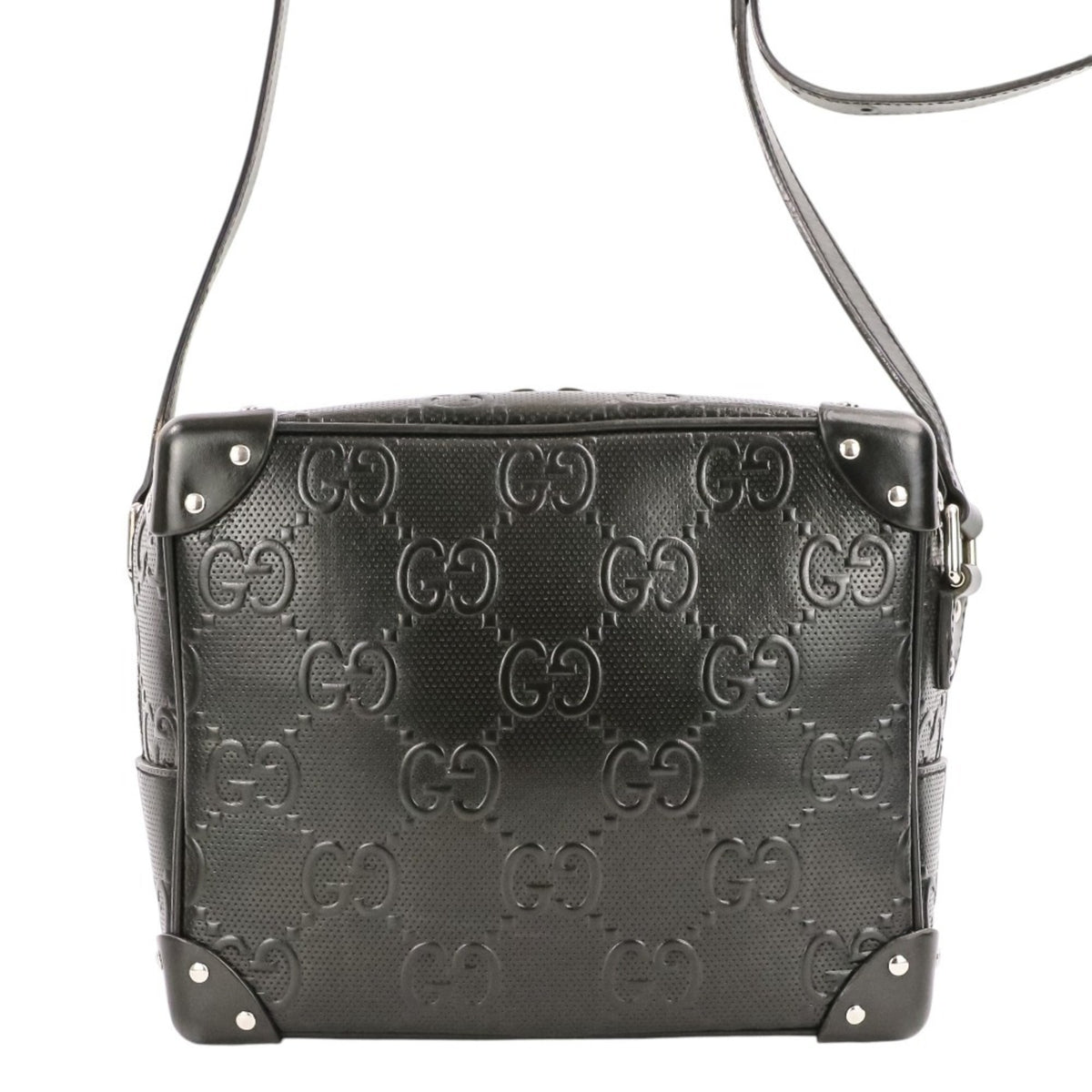 Gucci Black Leather Shoulder Bag (Pre-Owned)