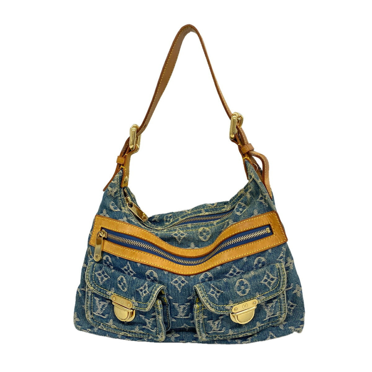 Louis Vuitton Blue Shoulder Bag (Pre-Owned)