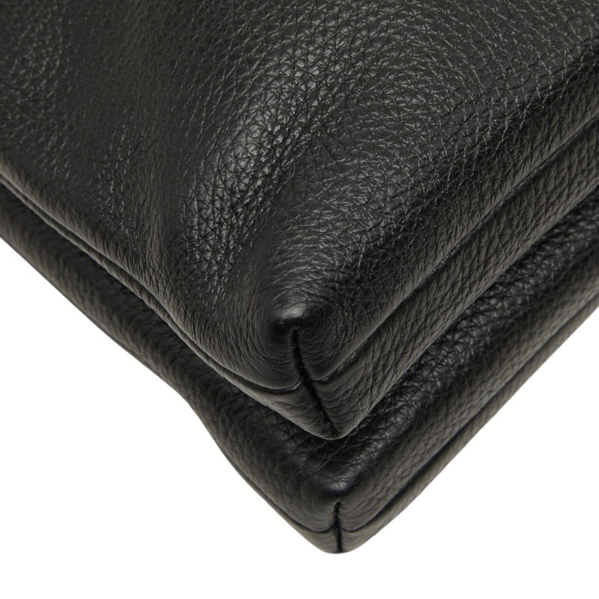 Coach Black Leather Shoulder Bag (Pre-Owned)