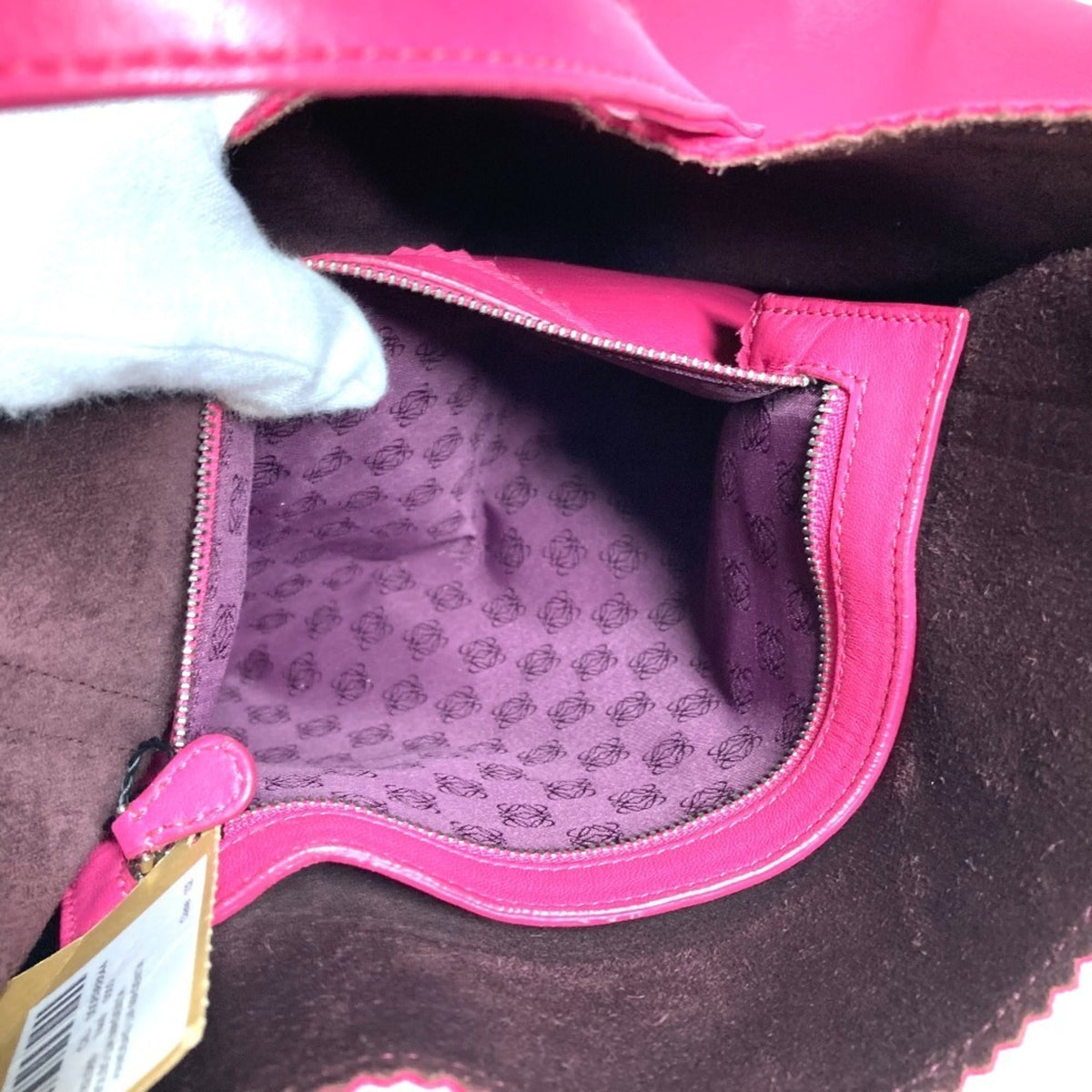 Loewe Pink Leather Shoulder Bag Tote Bag (Pre-Owned)