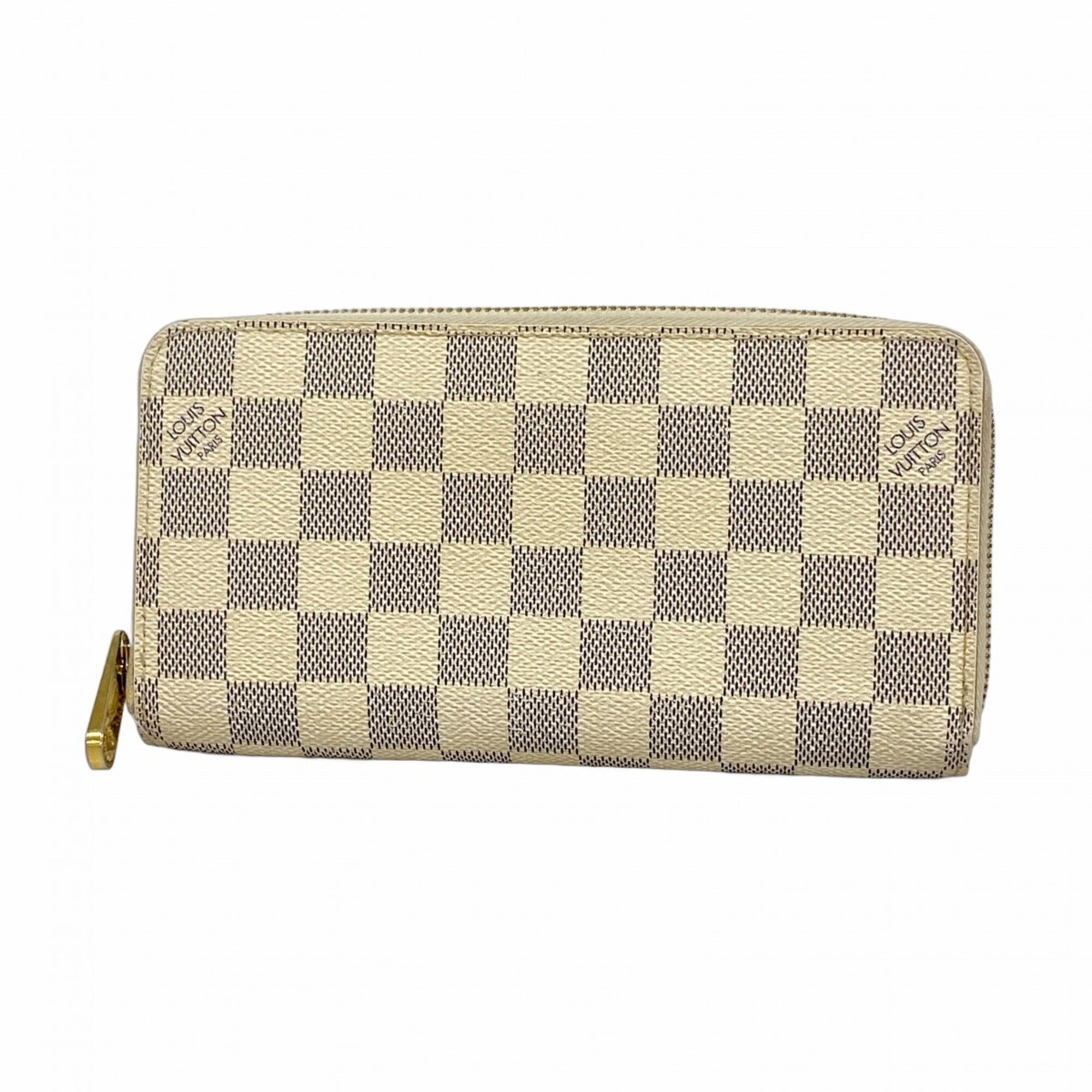 Louis Vuitton White Long Wallet (Bi-Fold) (Pre-Owned)