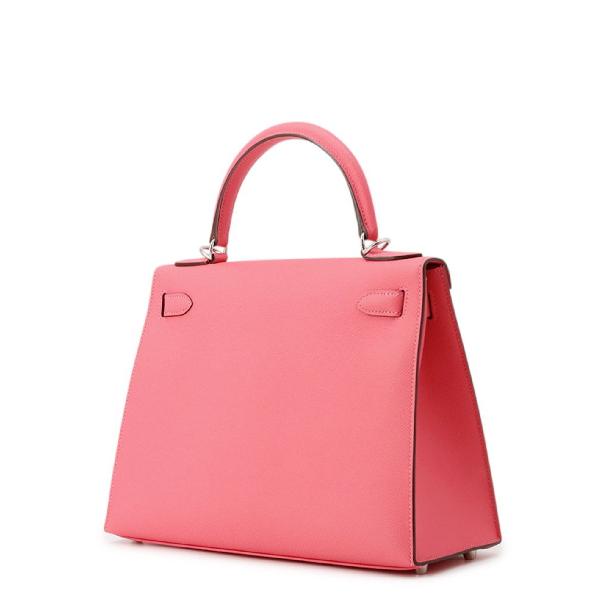 Hermes Kelly Rose Azalee Epsom Leather Handbag (Pre-Owned)