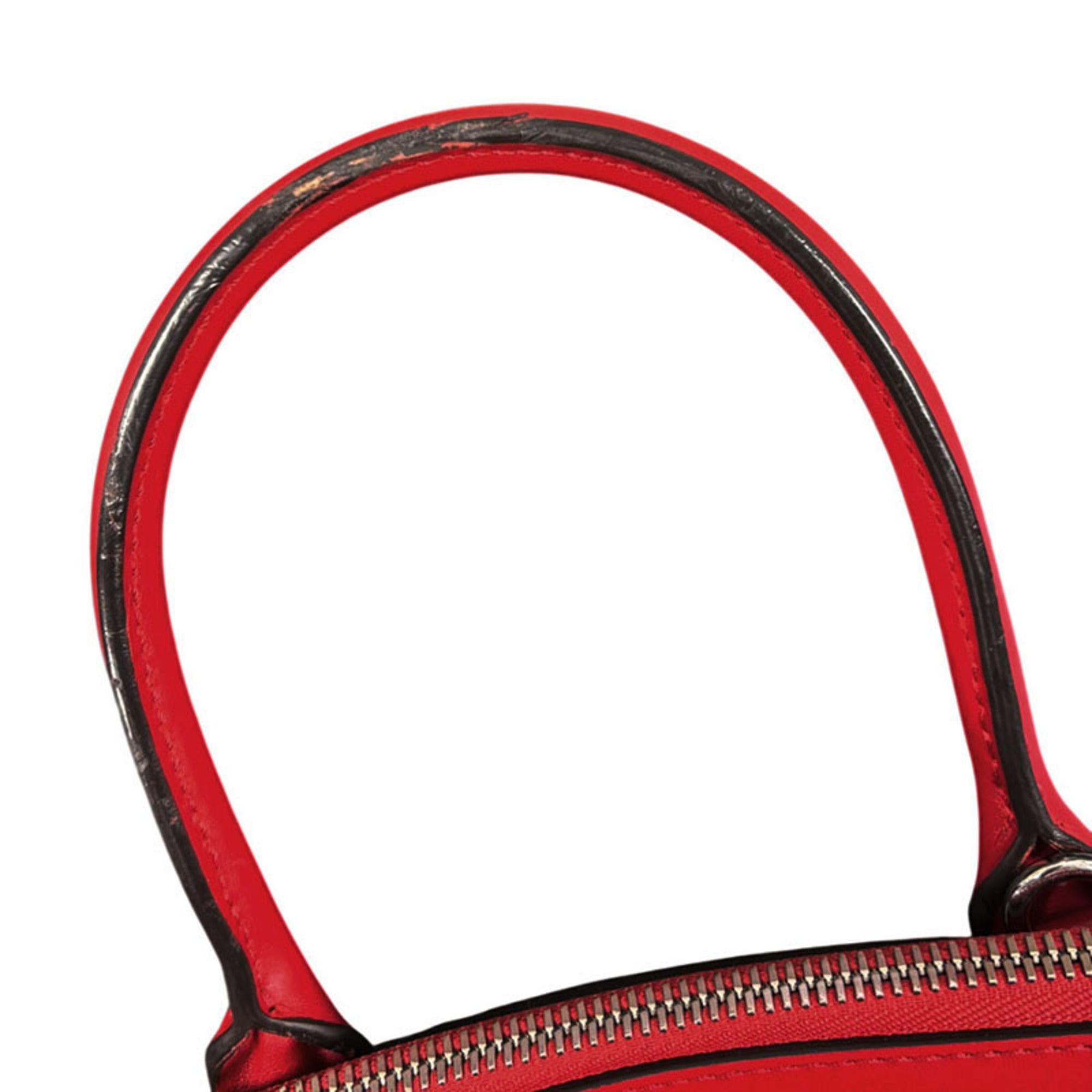 Louis Vuitton Red Color Leather Handbag (Pre-Owned)