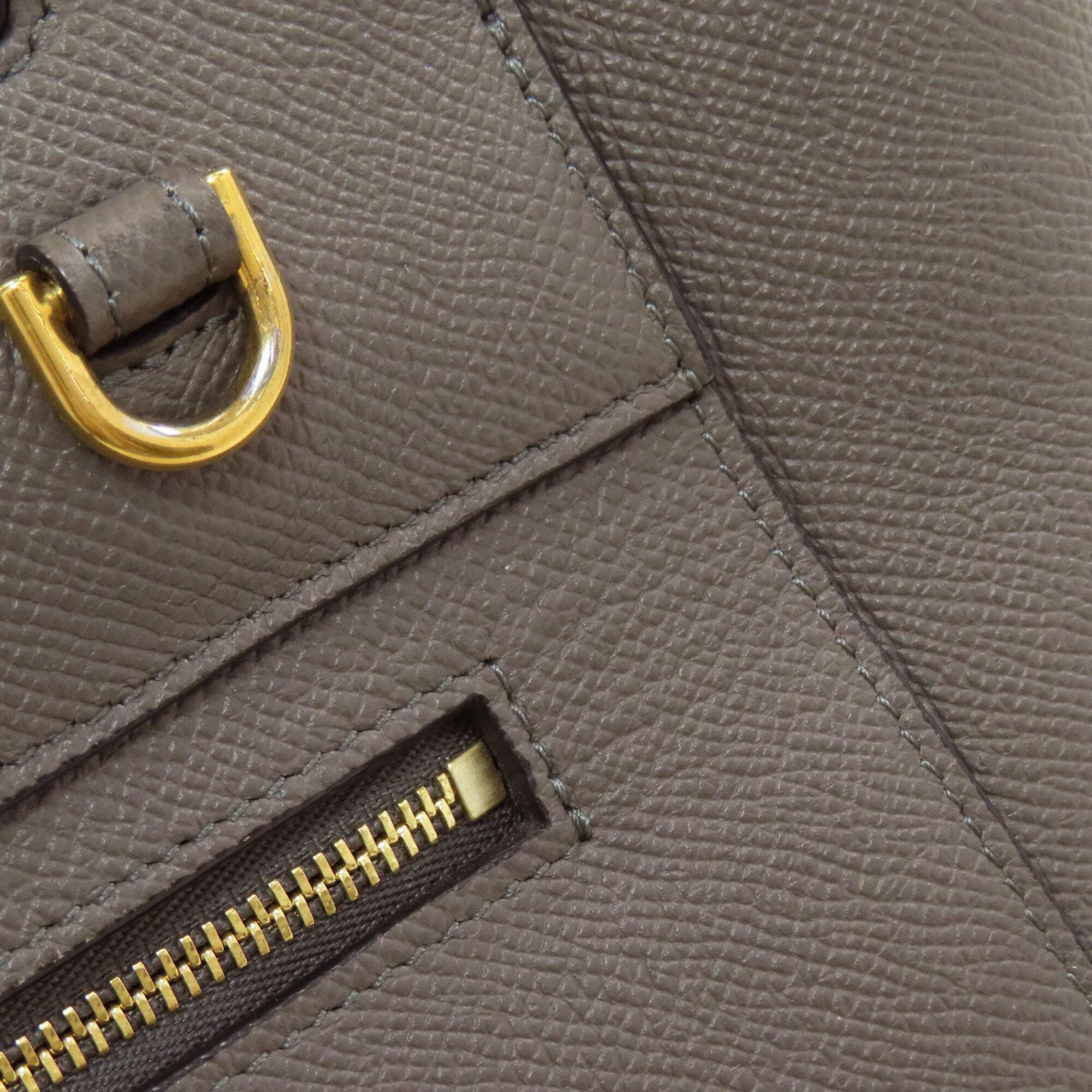 Celine Gray Leather Handbag (Pre-Owned)