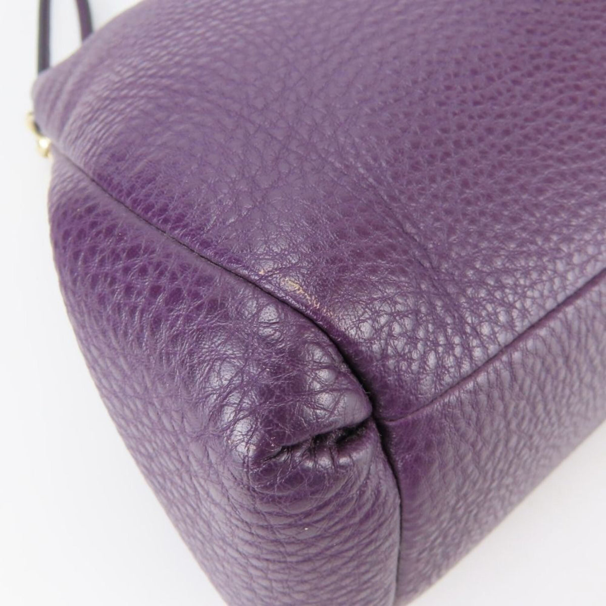 Coach Purple Leather Tote Bag (Pre-Owned)