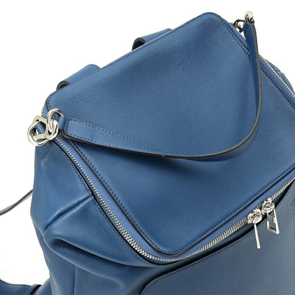 Loewe Blue Leather Backpack (Pre-Owned)