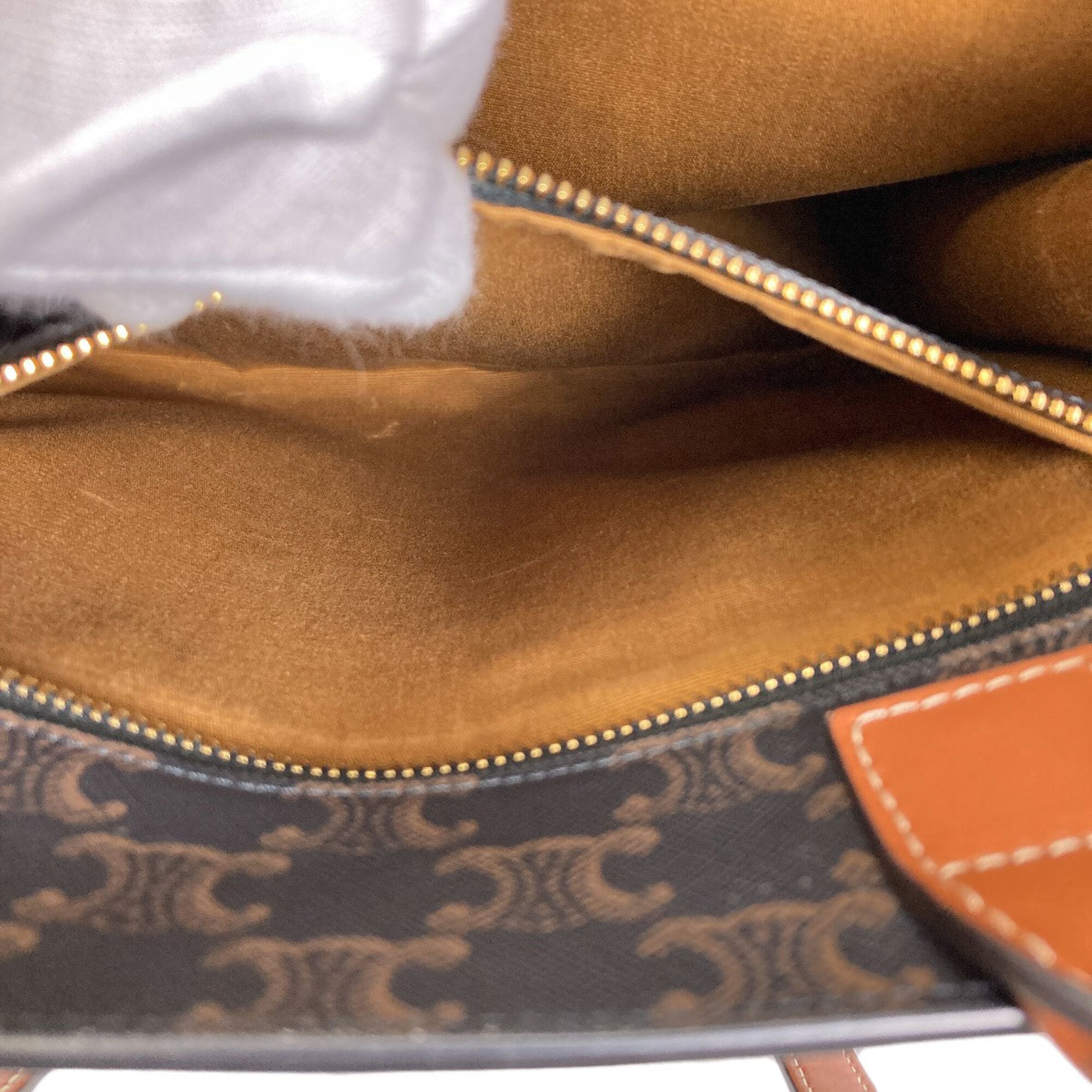 Celine Brown Pvc Tote Bag (Pre-Owned)