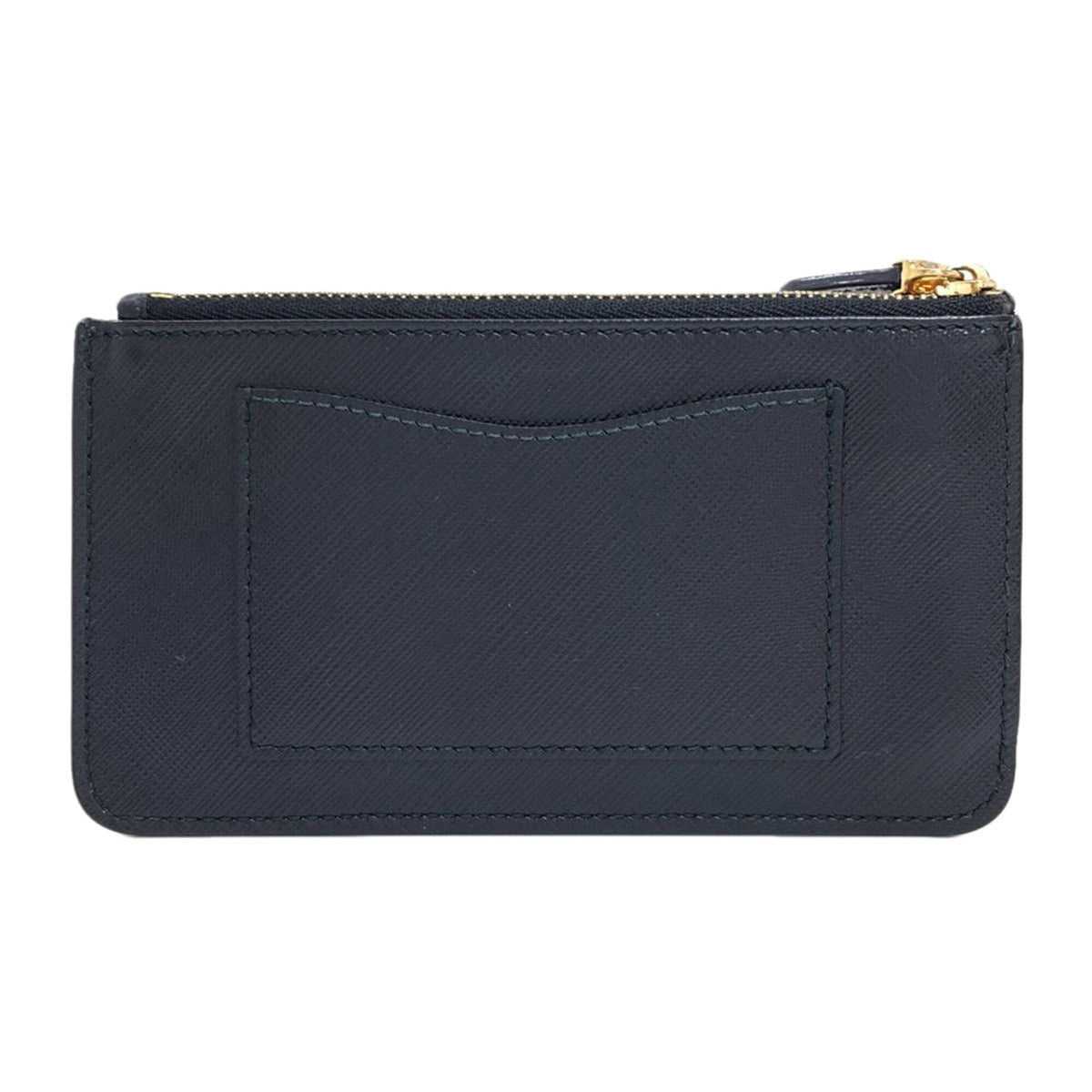 Salvatore Ferragamo Black Leather Coin Purse/Coin Case (Pre-Owned)