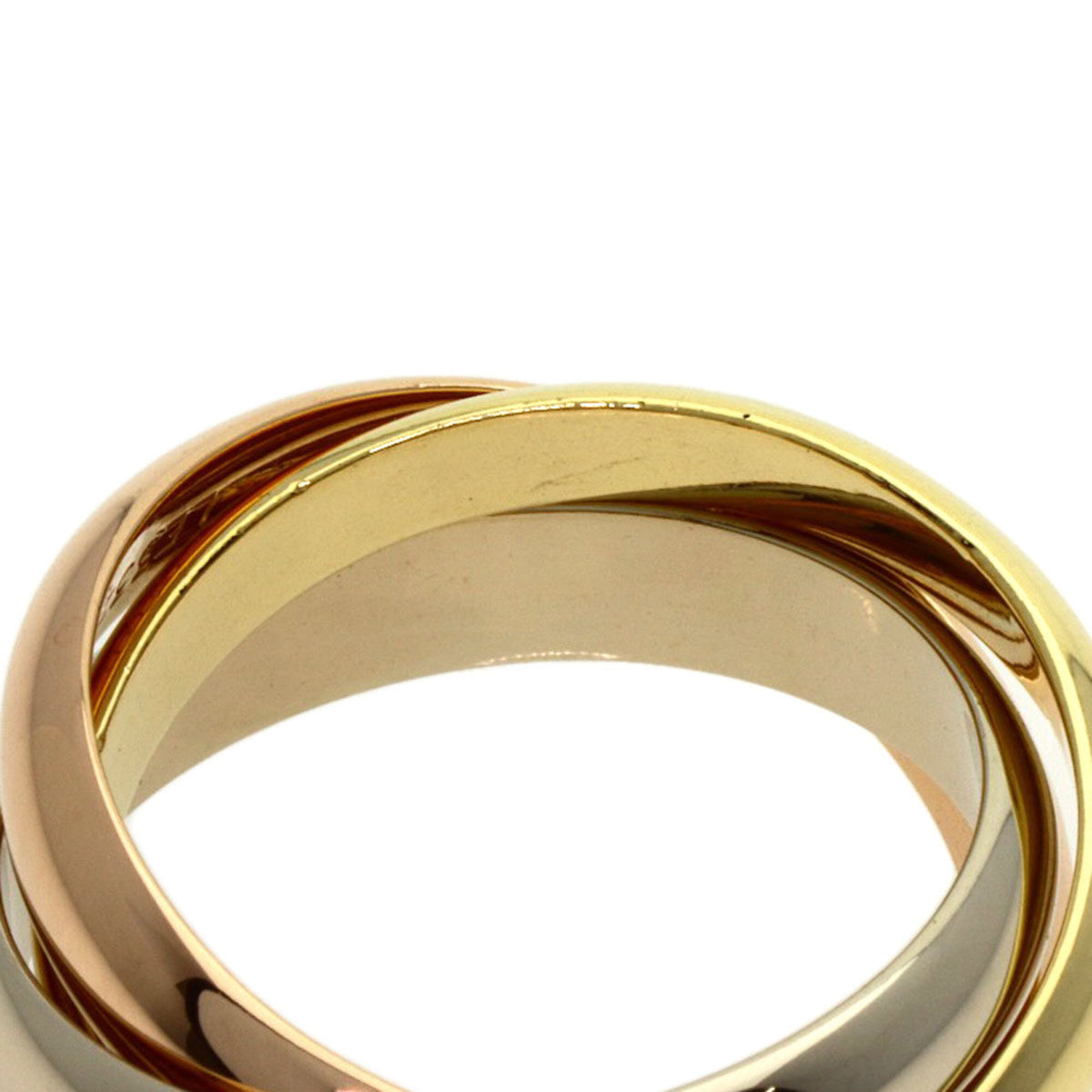 Cartier Trinity Yellow Gold (18K) Pink Gold (18K) White Gold (18K) Band Ring (Pre-Owned)